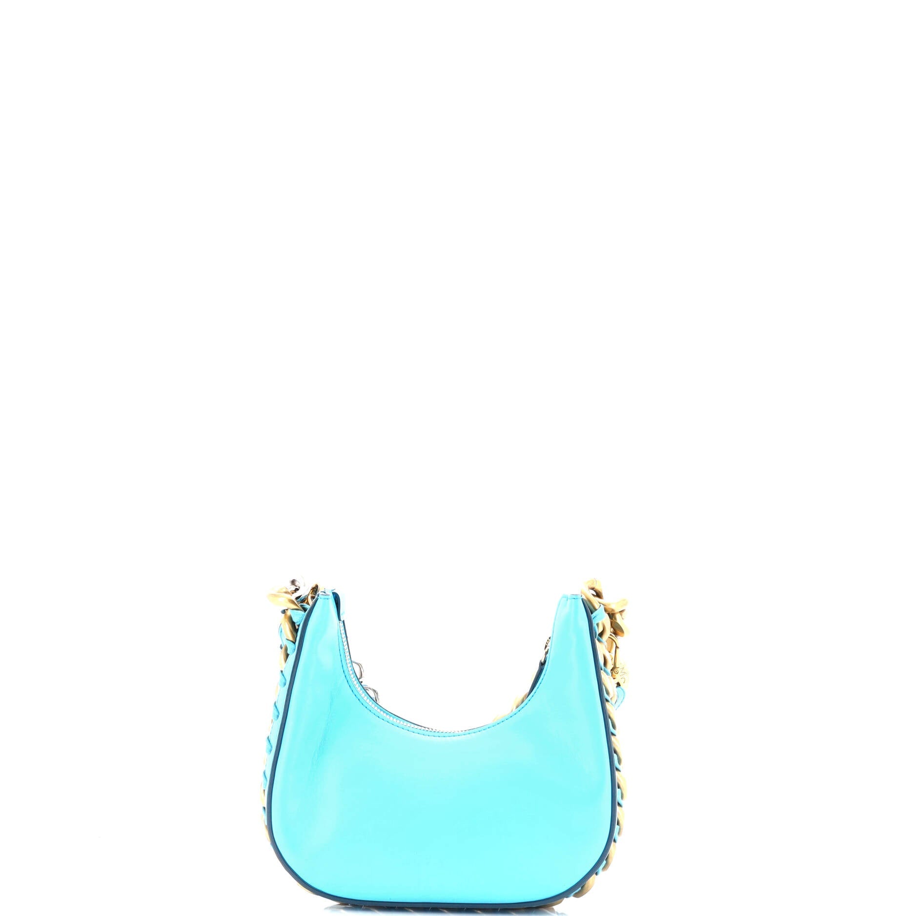 Frayme Zipped Hobo Bag Faux Leather Mini