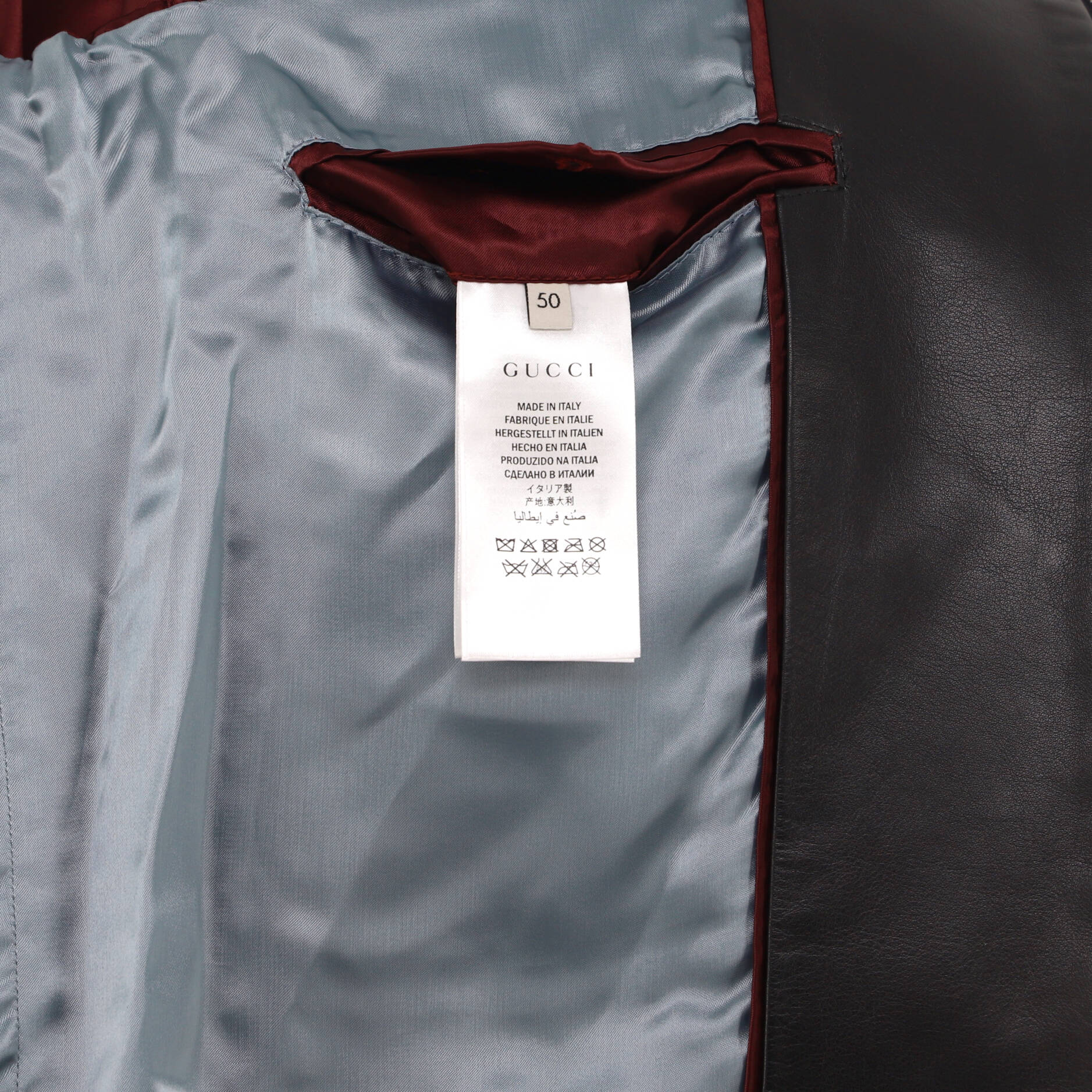 Men's Varsity Jacket Leather with Patchwork