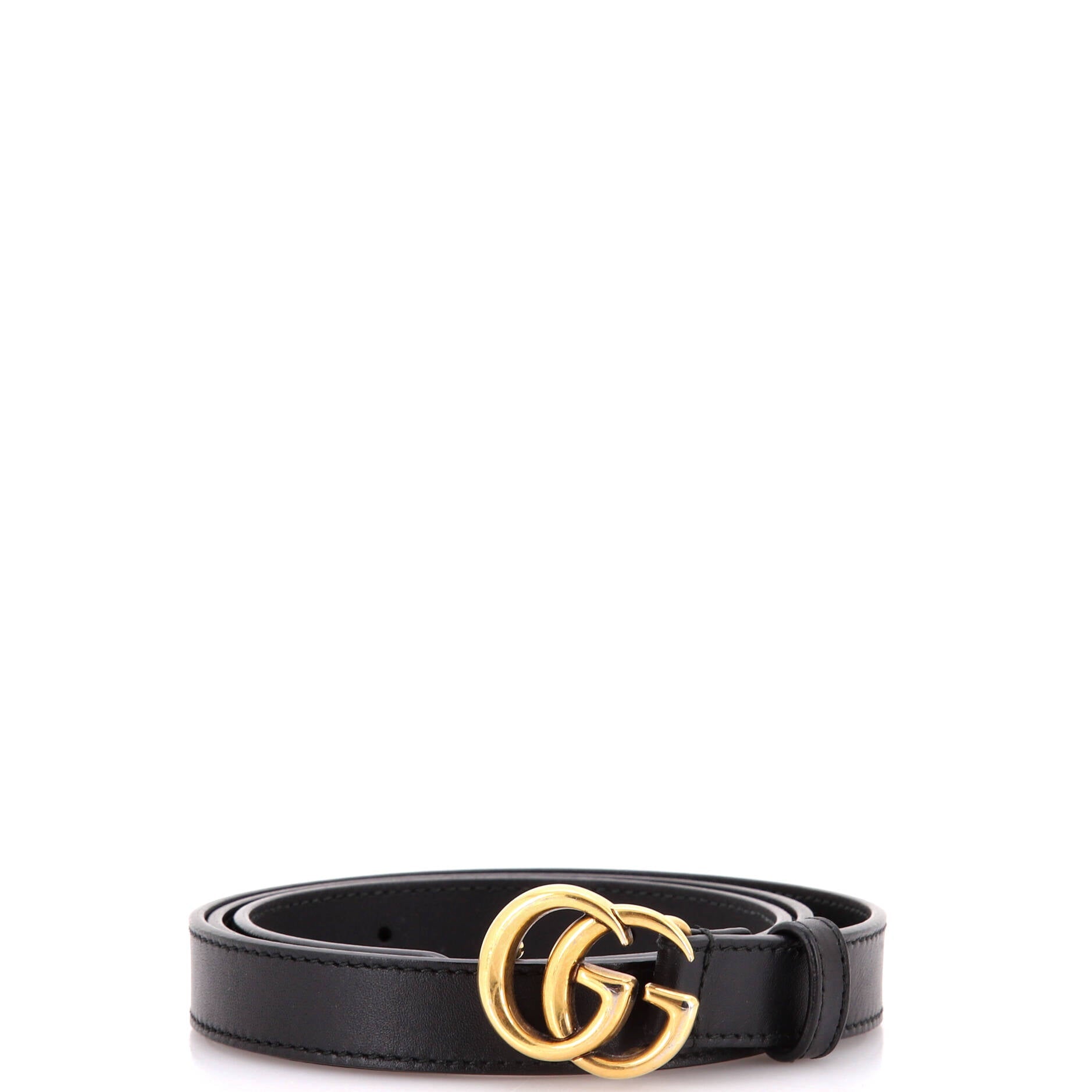 GG Marmont Belt Leather Thin 90