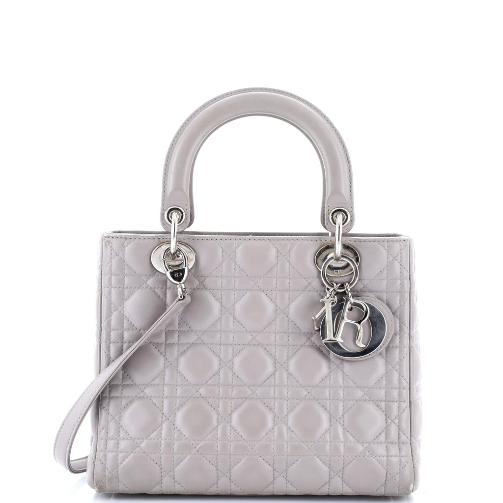Lady Dior Bag Cannage Quilt Lambskin Medium