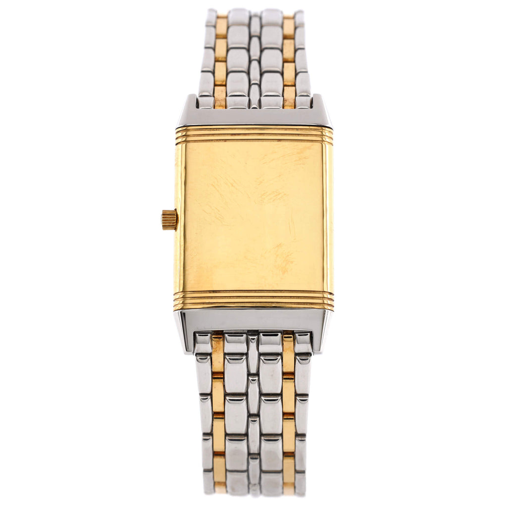 Reverso Classic Quartz Watch Stainless Steel and Yellow Gold 23