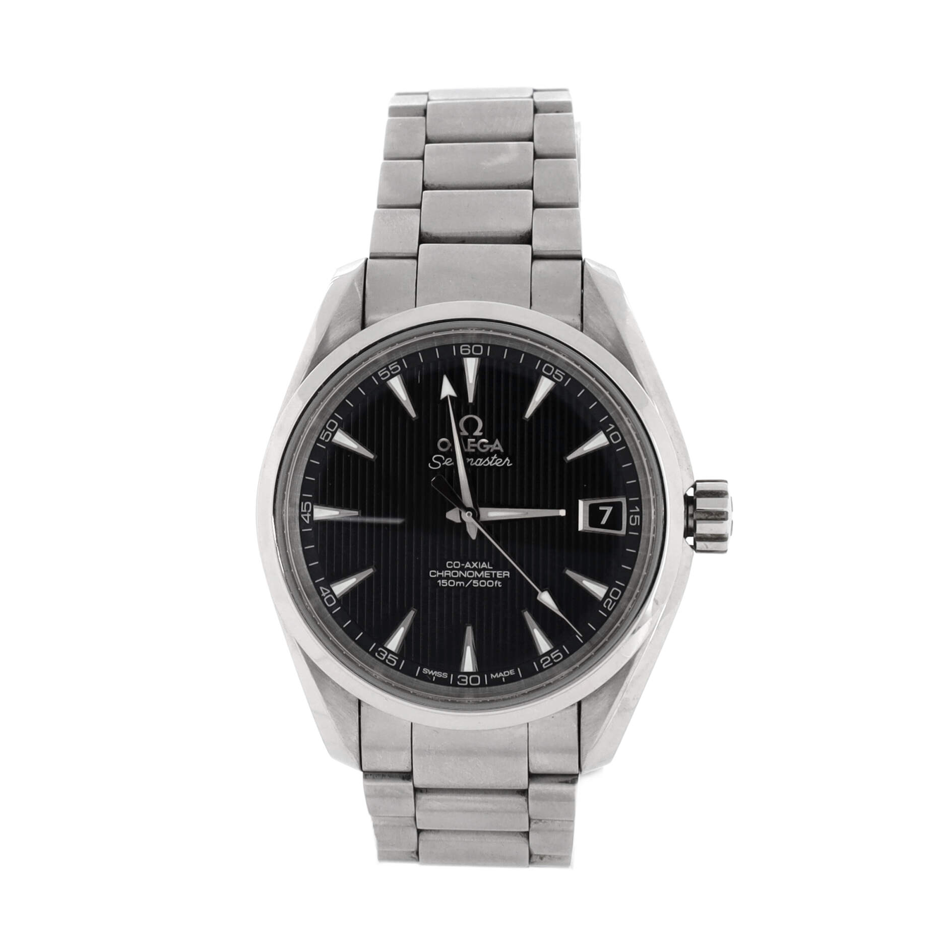 Seamaster Aqua Terra 150M Co-Axial Chronometer Automatic Watch Stainless Steel 38