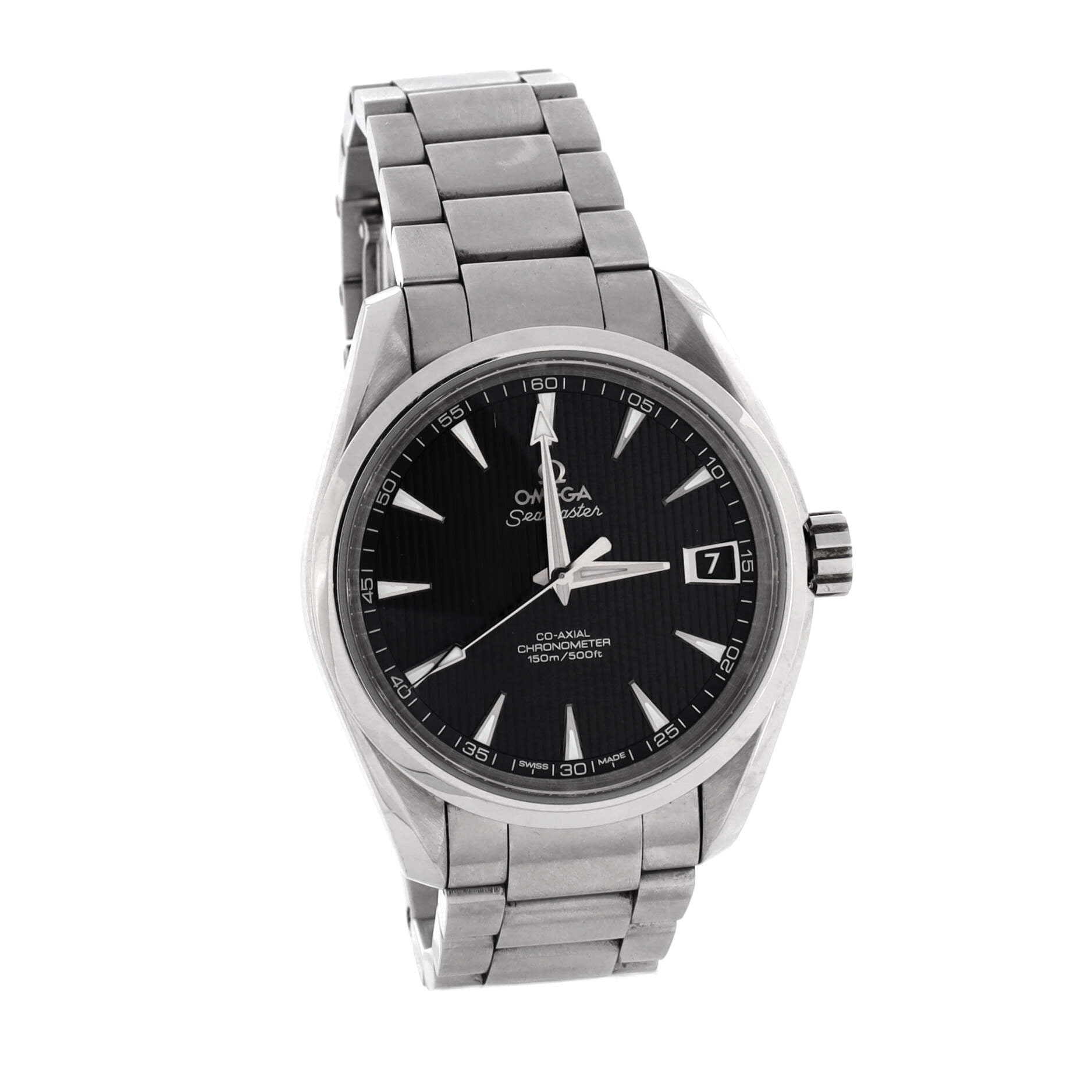Seamaster Aqua Terra 150M Co-Axial Chronometer Automatic Watch Stainless Steel 38