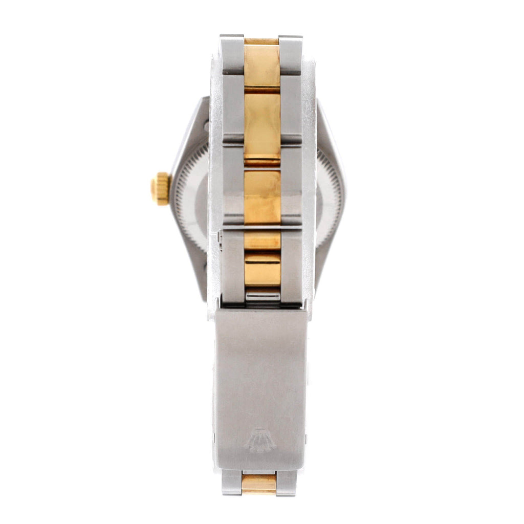 Oyster Perpetual Automatic Watch Stainless Steel and Yellow Gold with Diamond Markers 24