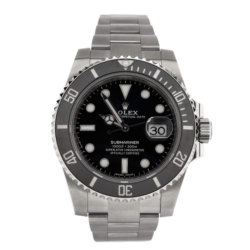 Oyster Perpetual Submariner Date Automatic Watch Stainless Steel and Cerachrom 40