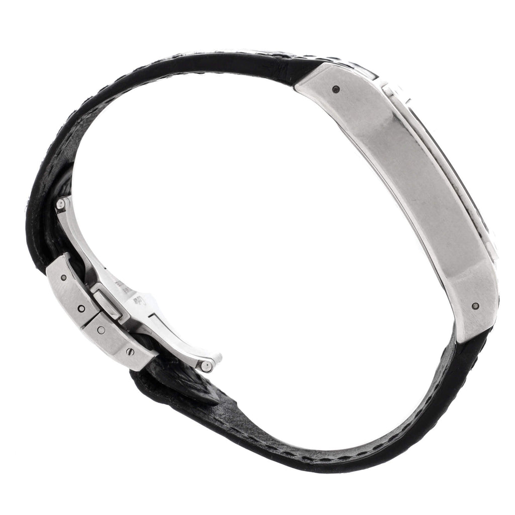 Santos 100 Automatic Watch Stainless Steel and Alligator 38