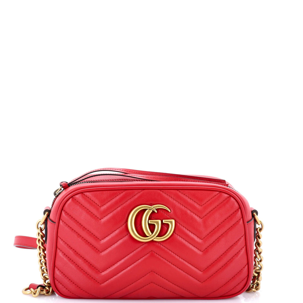 GG Marmont Shoulder Bag Matelasse Leather Small