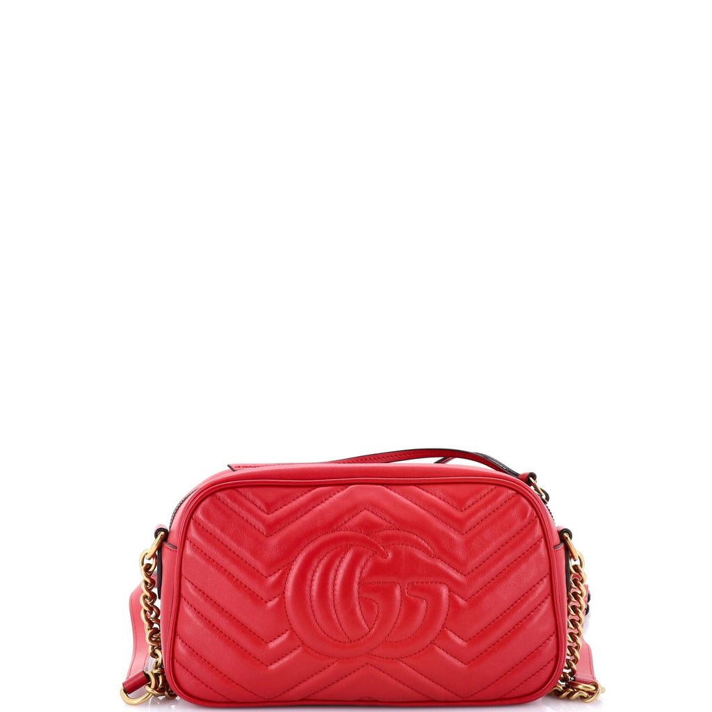 GG Marmont Shoulder Bag Matelasse Leather Small
