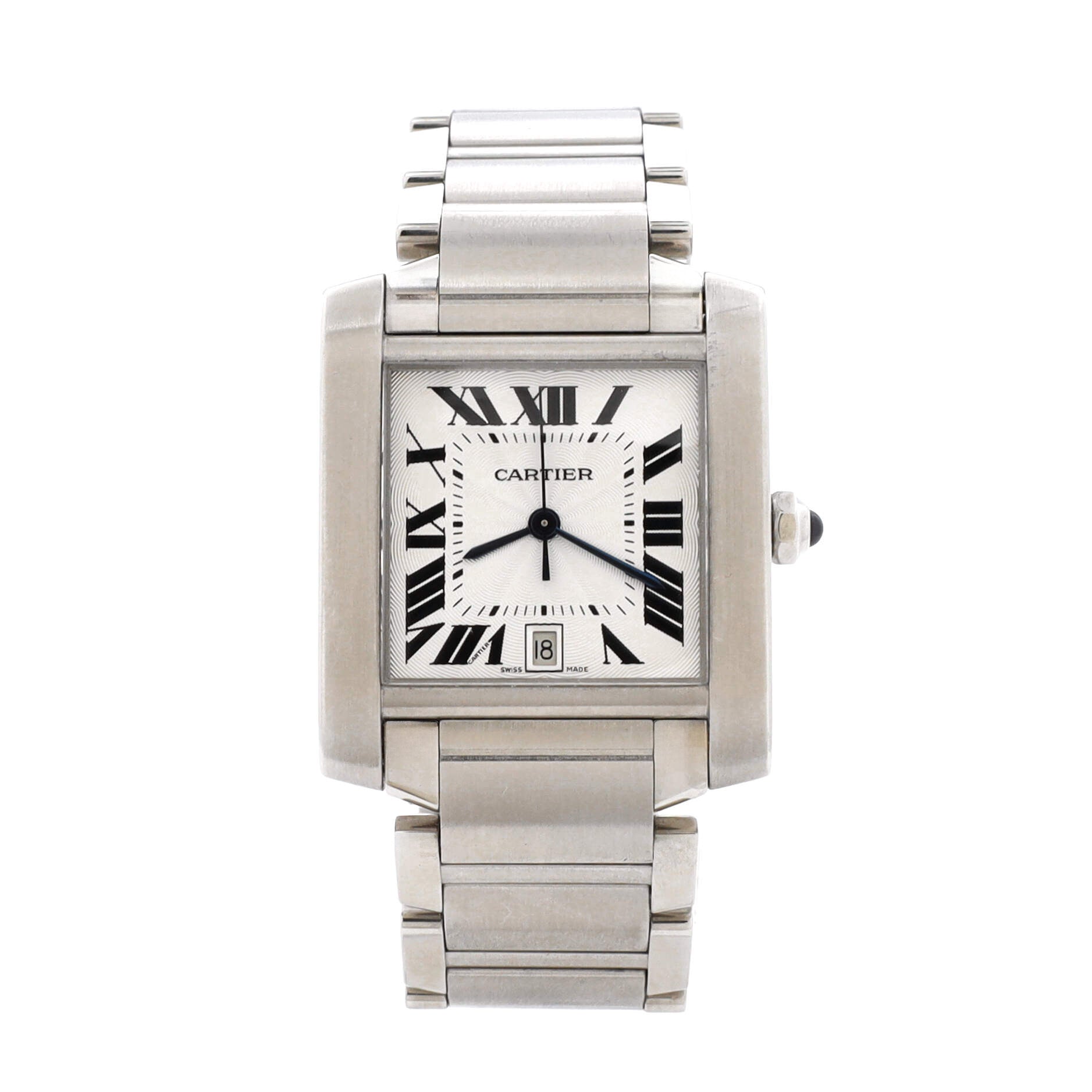 Tank Francaise Automatic Watch Stainless Steel 28
