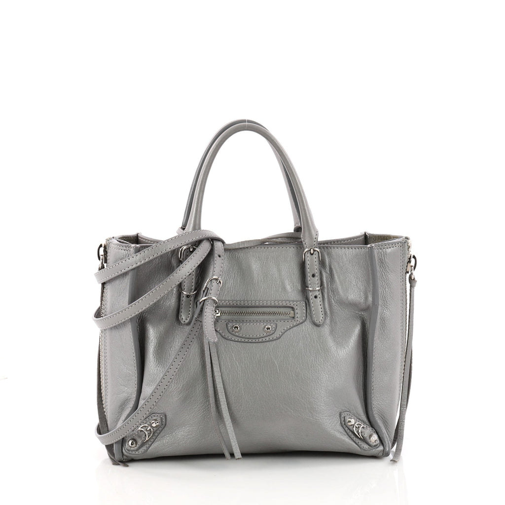 Papier A4 Zip Around Classic Studs Handbag Leather Mini
