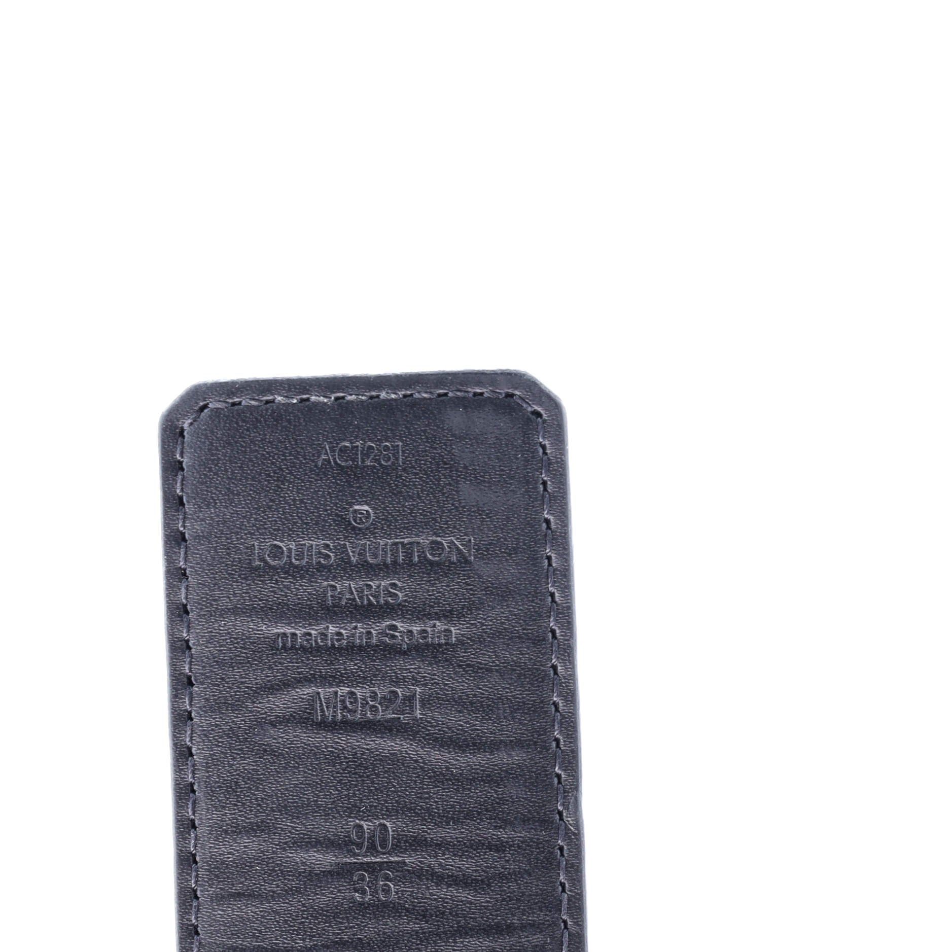 LV Initiales Belt Monogram Canvas Wide 90