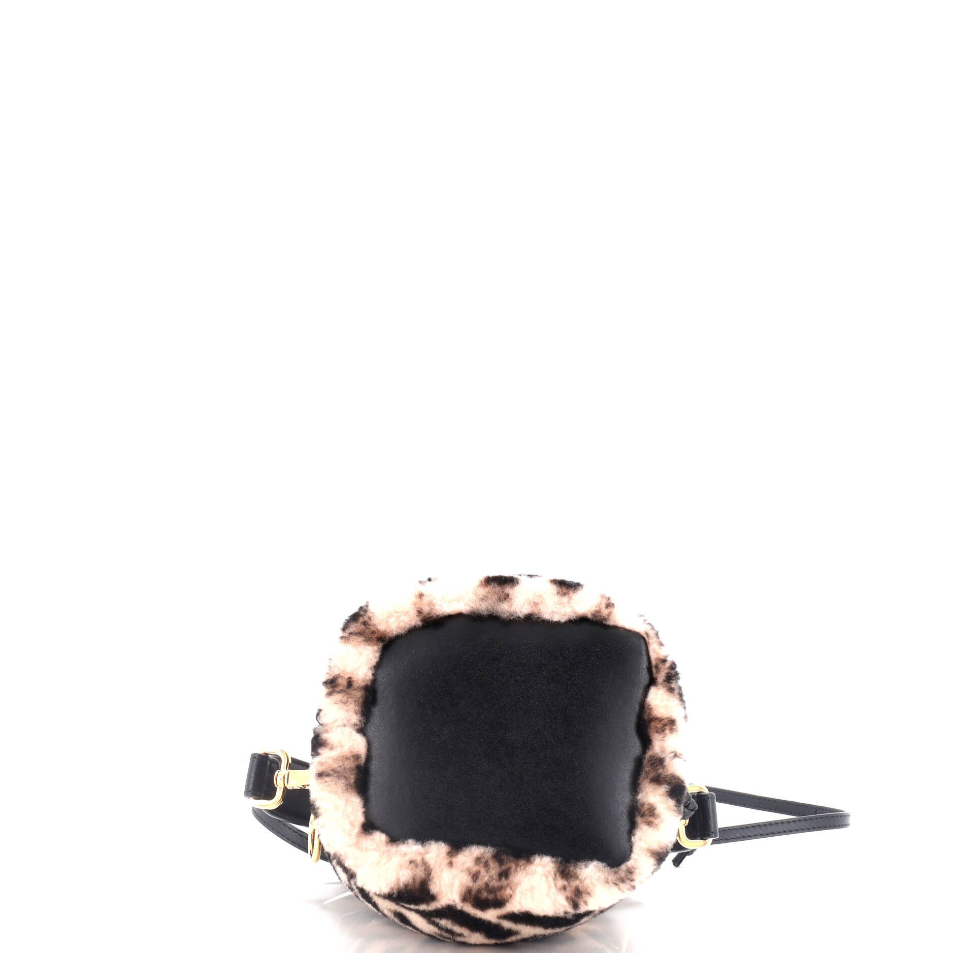 Mon Tresor Bucket Bag Zucca Shearling Mini