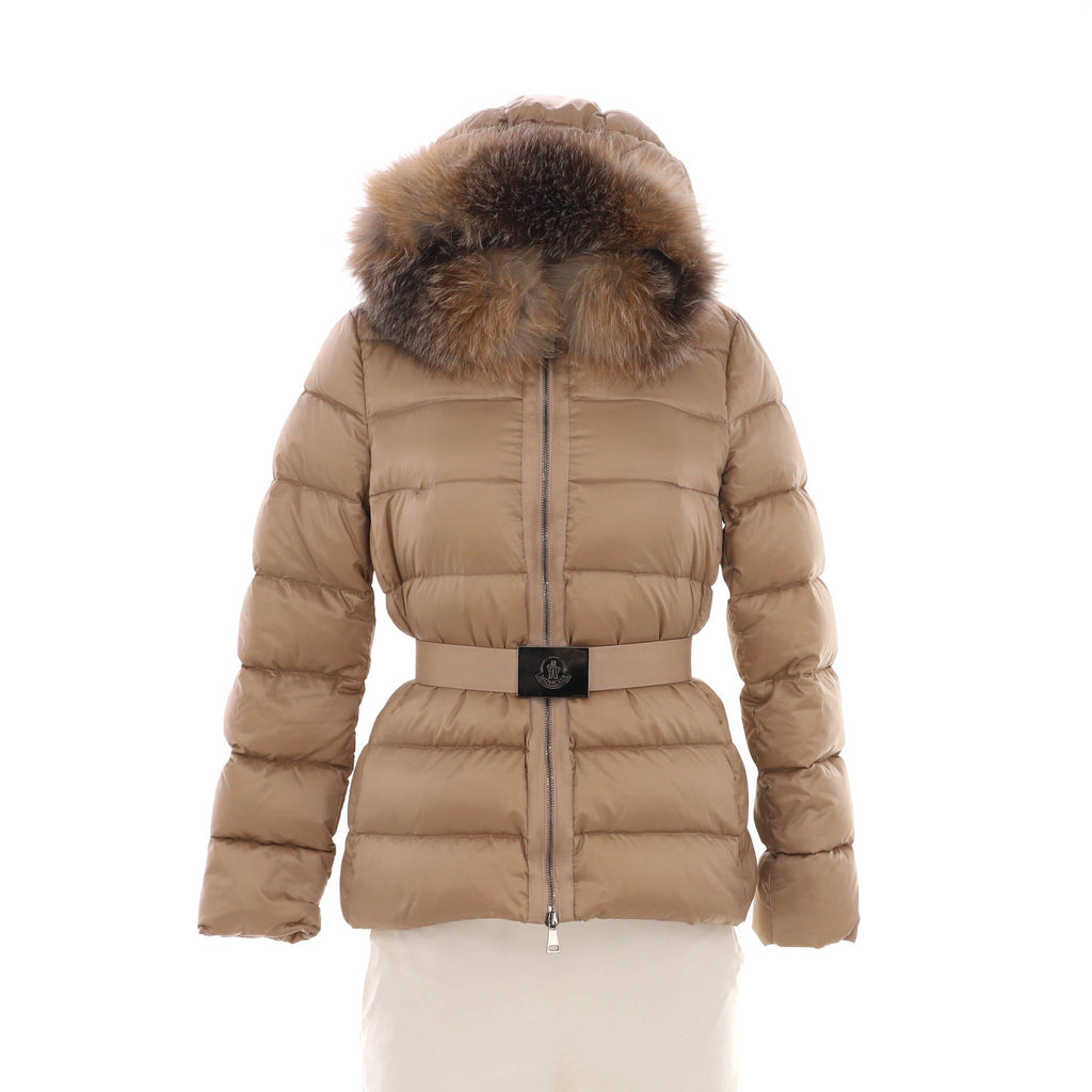 Women's Cupidone Hooded Jacket Quilted Polyamide Blend with Down and Fur