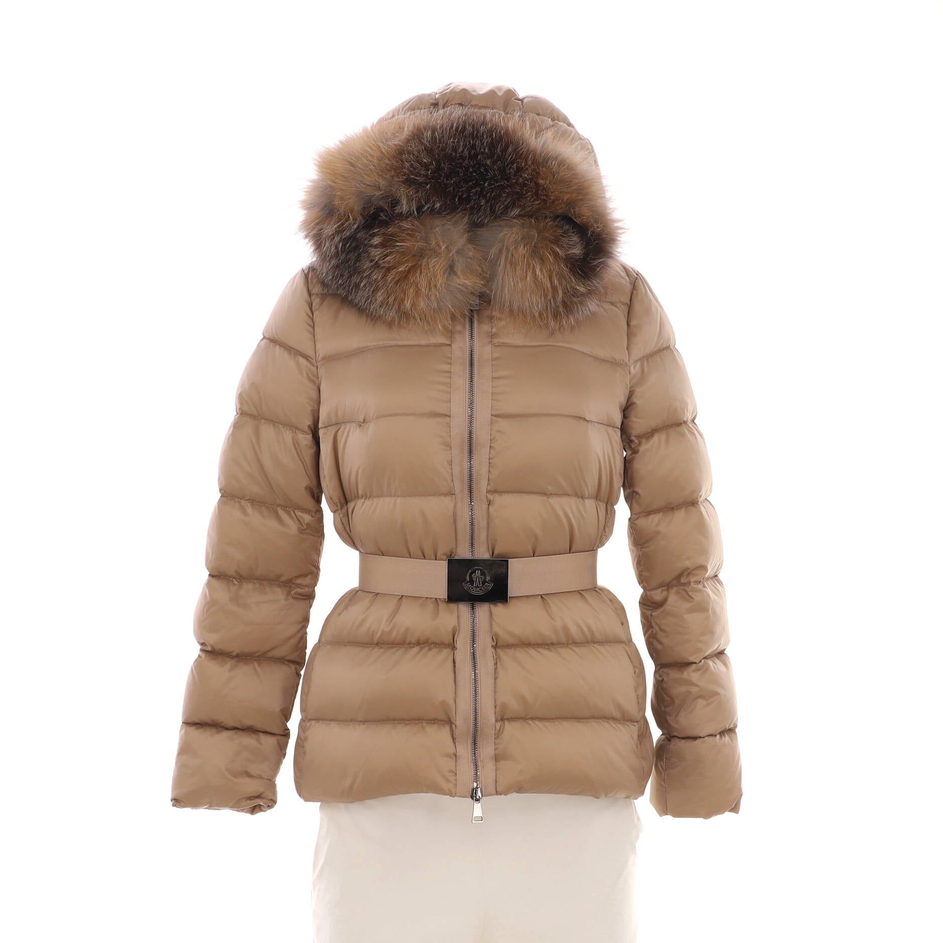 Women's Cupidone Hooded Jacket Quilted Polyamide Blend with Down and Fur