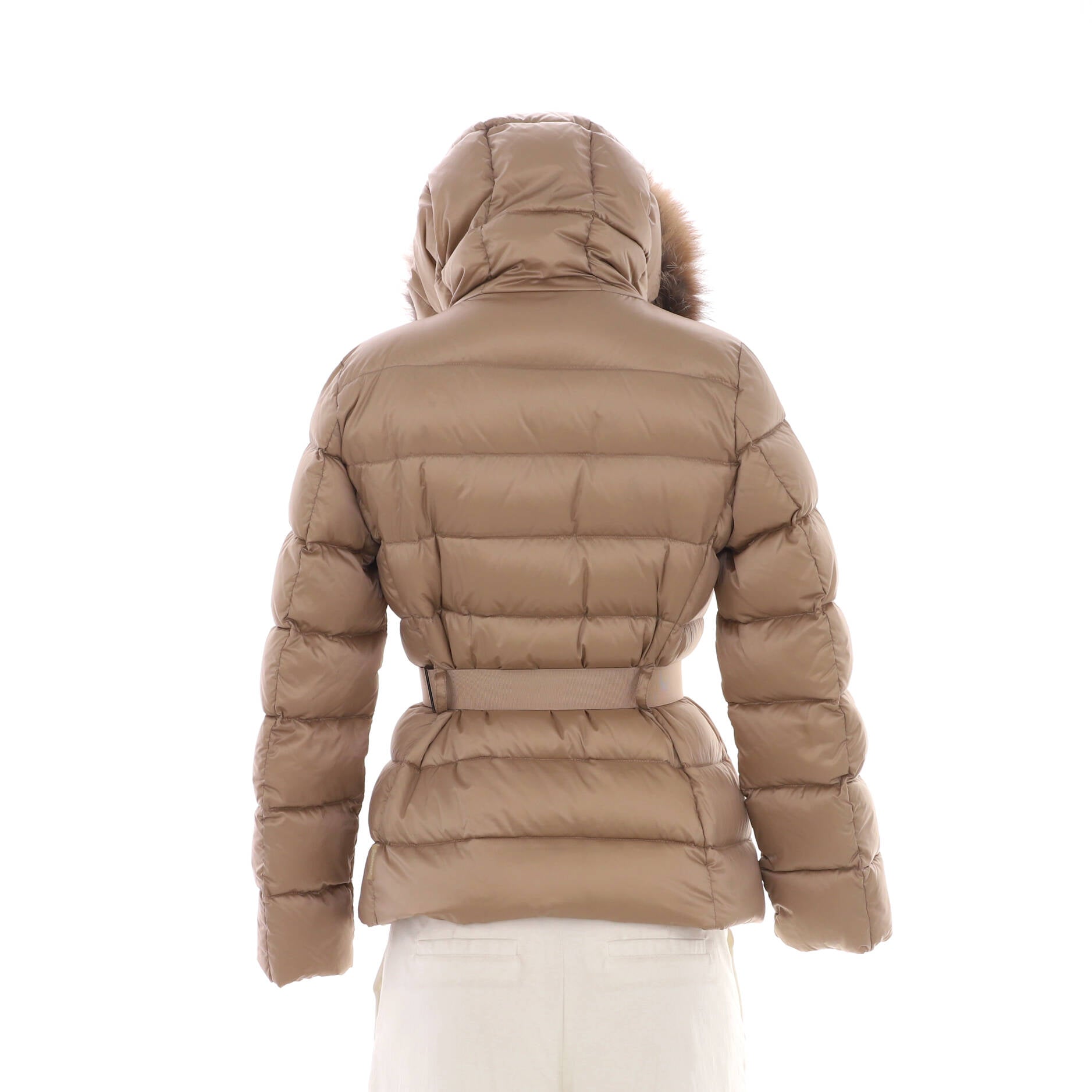 Women's Cupidone Hooded Jacket Quilted Polyamide Blend with Down and Fur