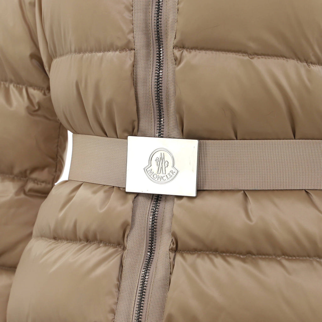 Women's Cupidone Hooded Jacket Quilted Polyamide Blend with Down and Fur