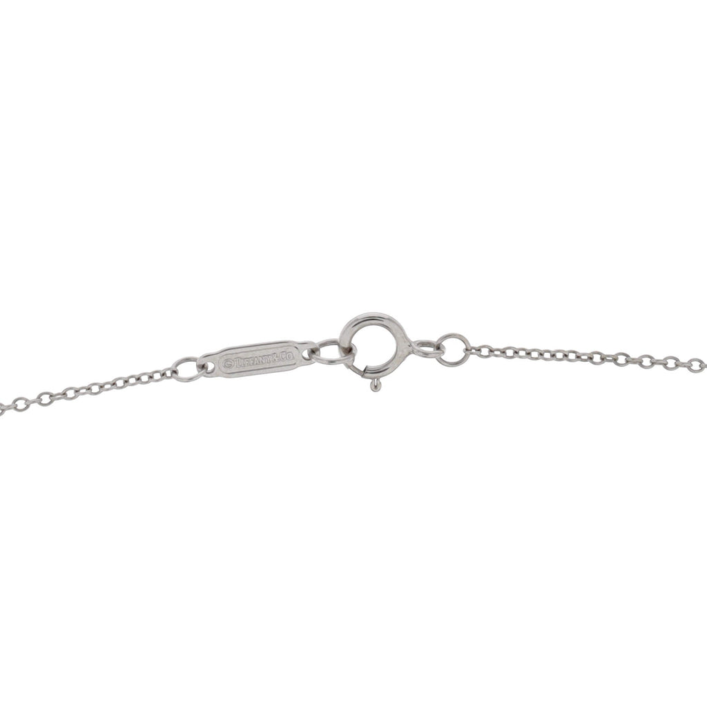 Aria Pendant Necklace 18K White Gold with Aquamarine