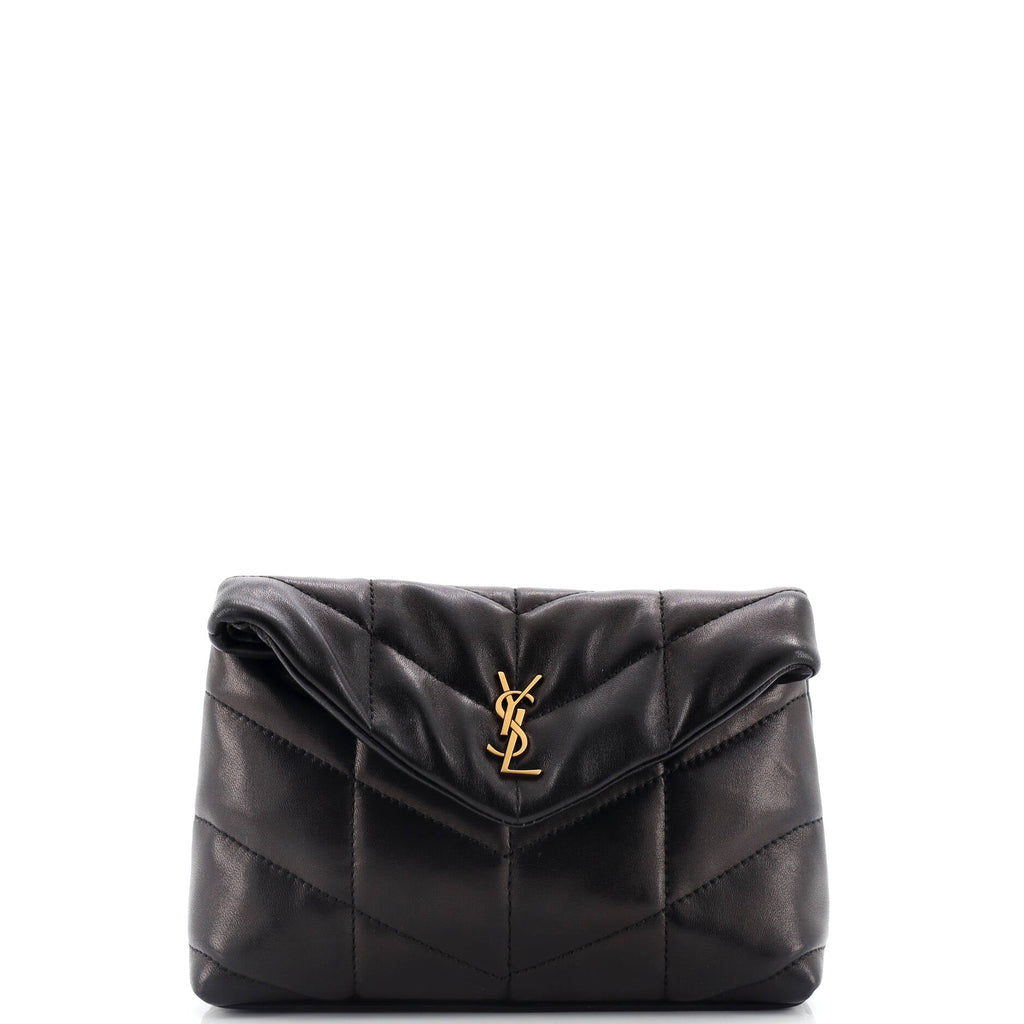 LouLou Puffer Clutch Leather Small