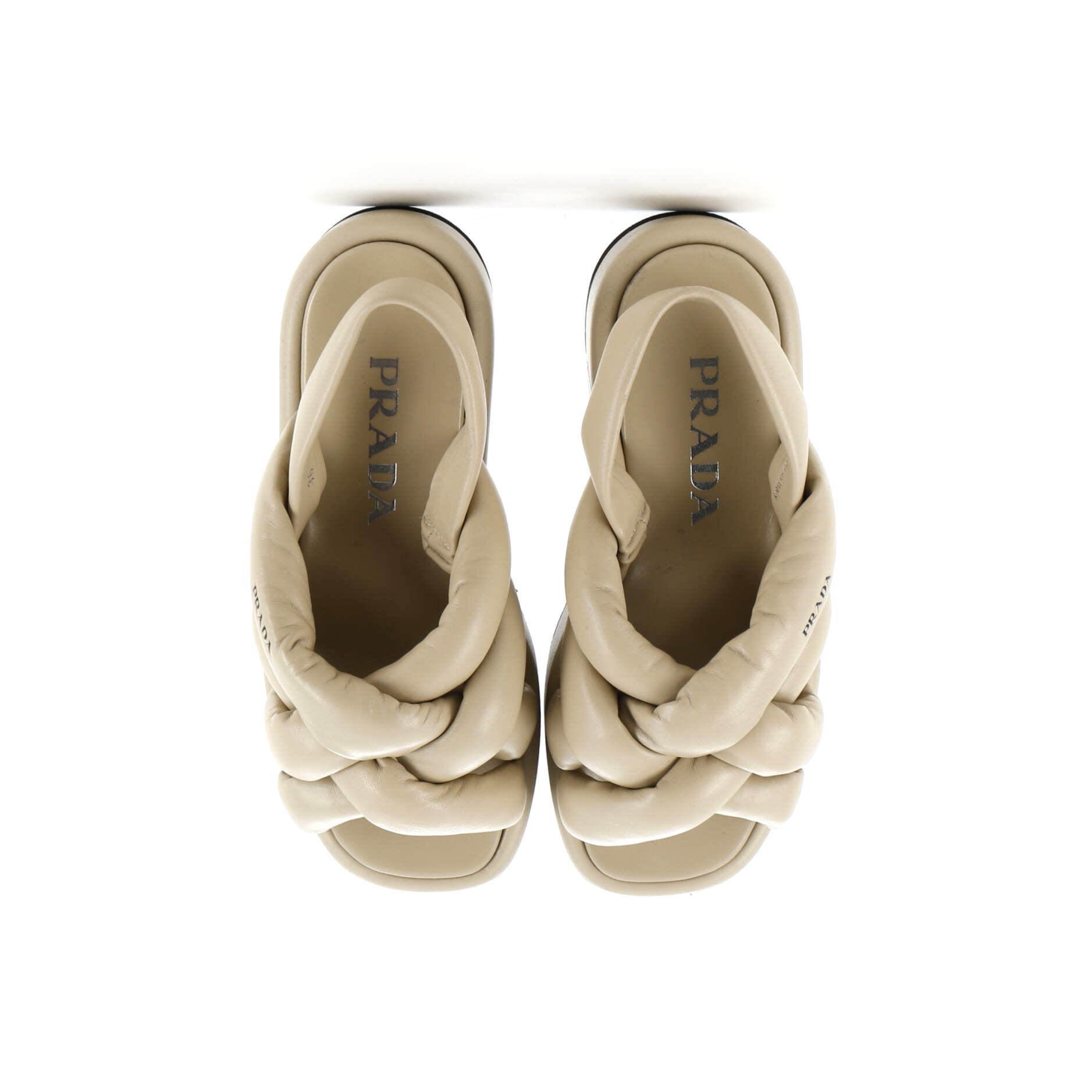 Women's Padded Slingback Sandals Leather