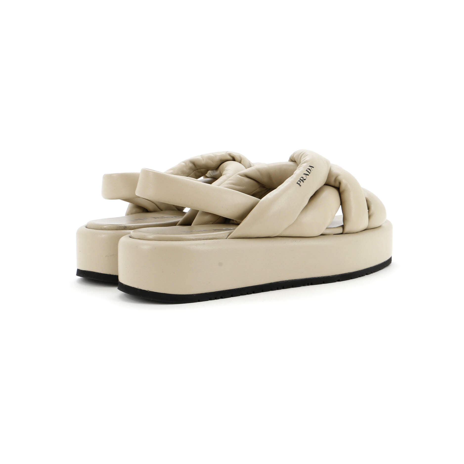Women's Padded Slingback Sandals Leather