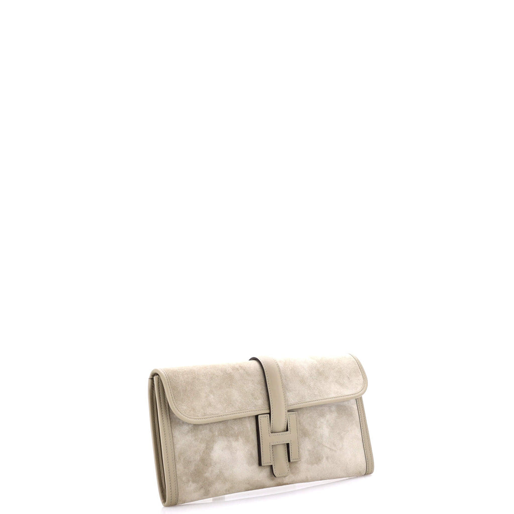Jige Elan Clutch Doblis Suede 29