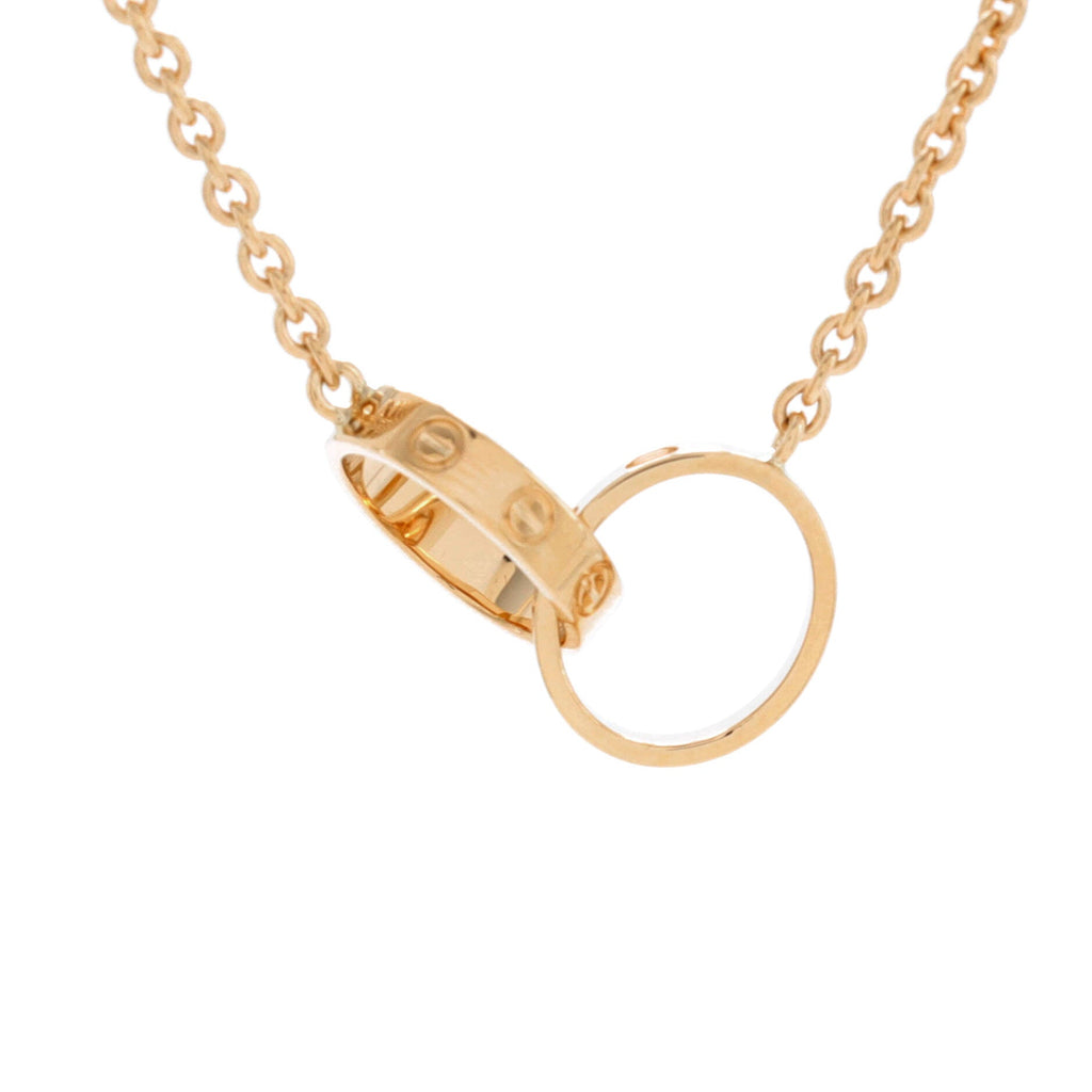 Love Interlocking Necklace 18K Yellow Gold