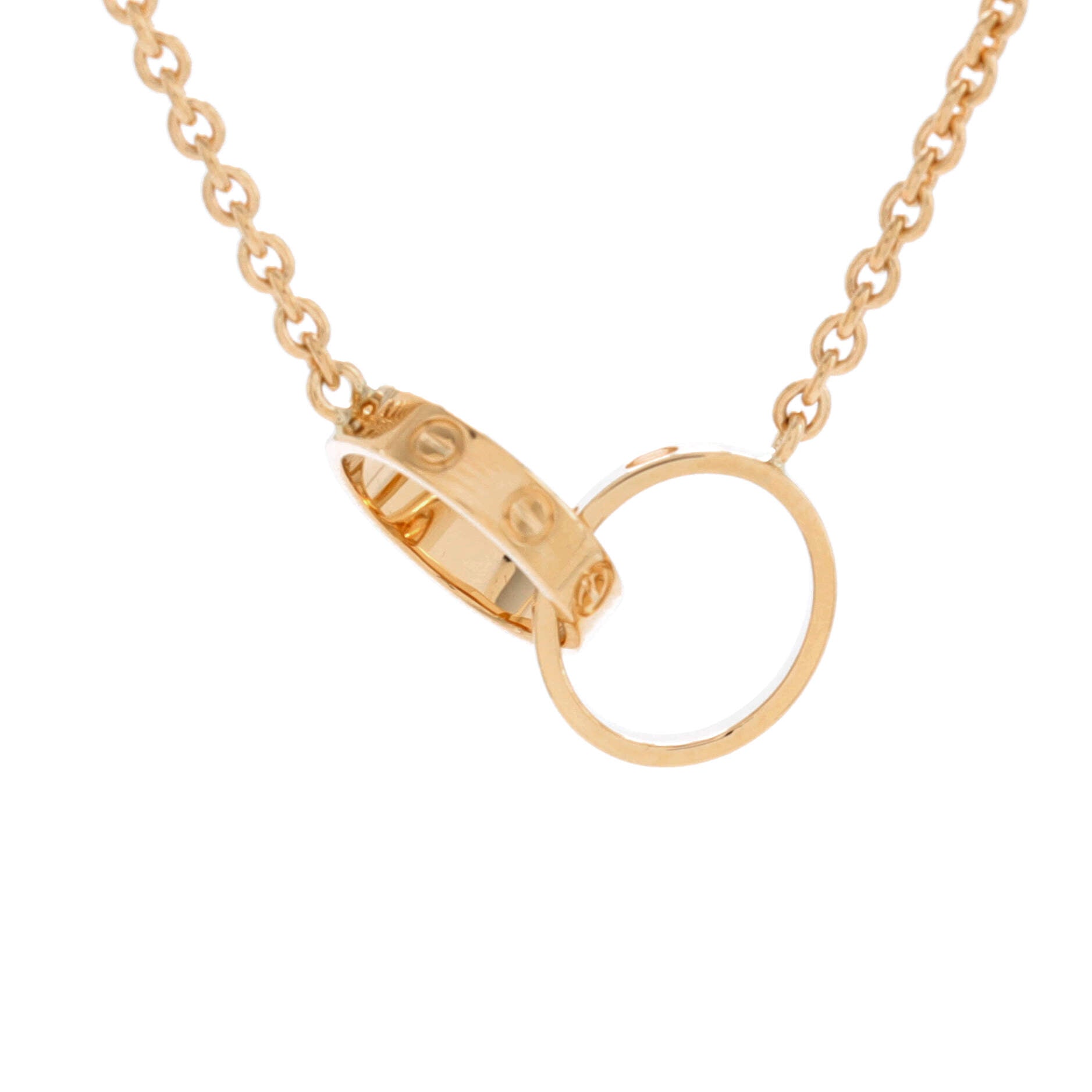 Love Interlocking Necklace 18K Yellow Gold
