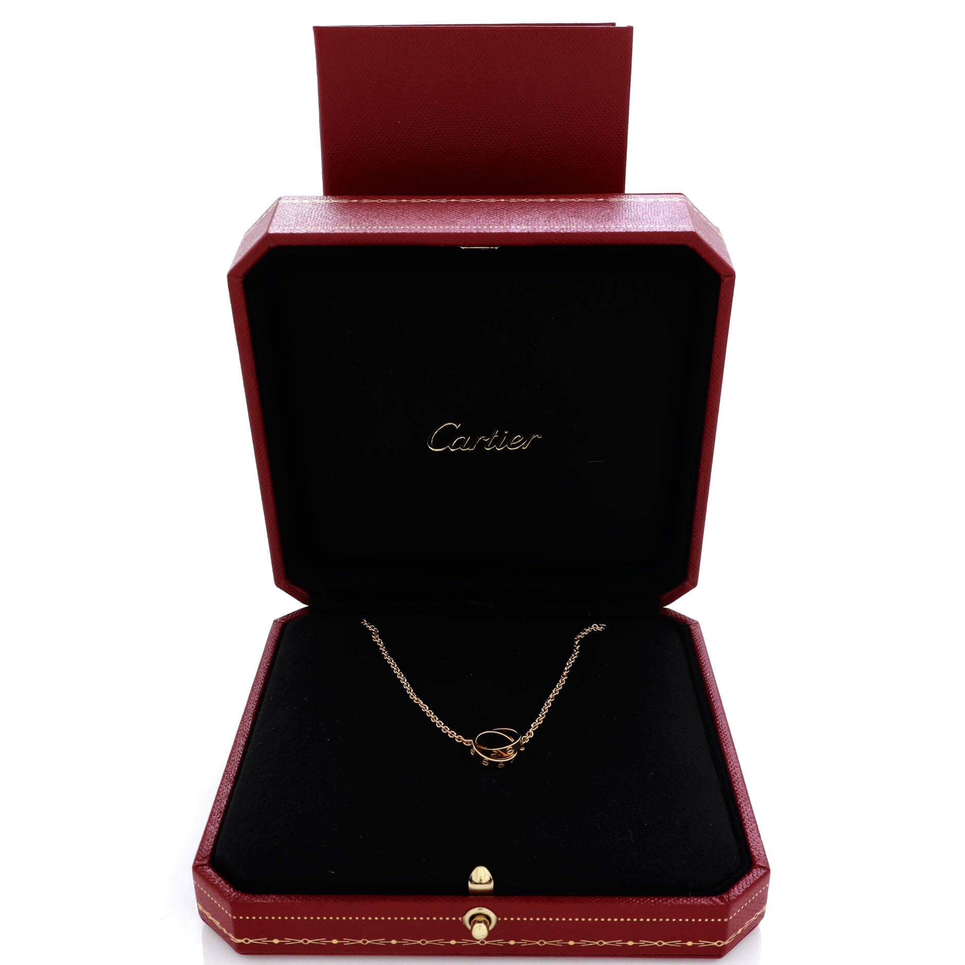 Love Interlocking Necklace 18K Yellow Gold