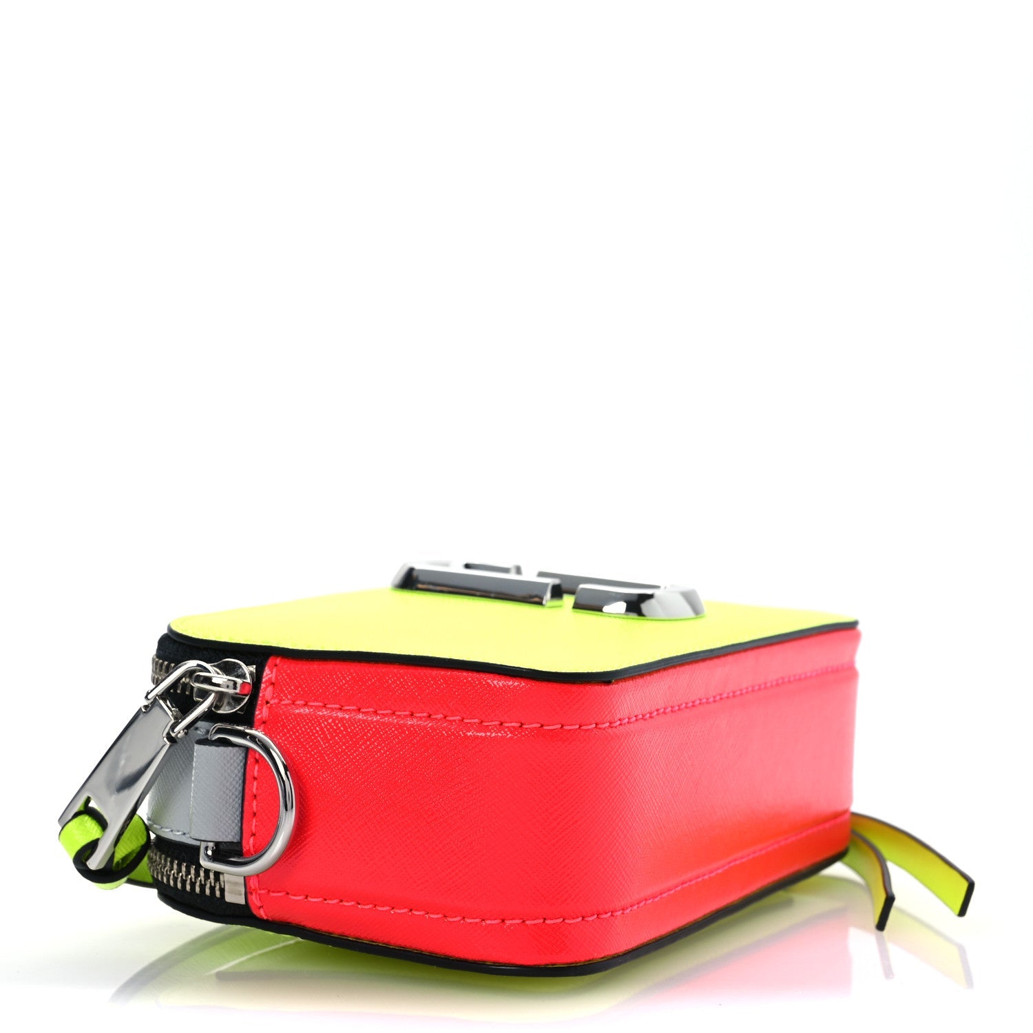 Saffiano Small Snapshot Camera Bag Bright Yellow