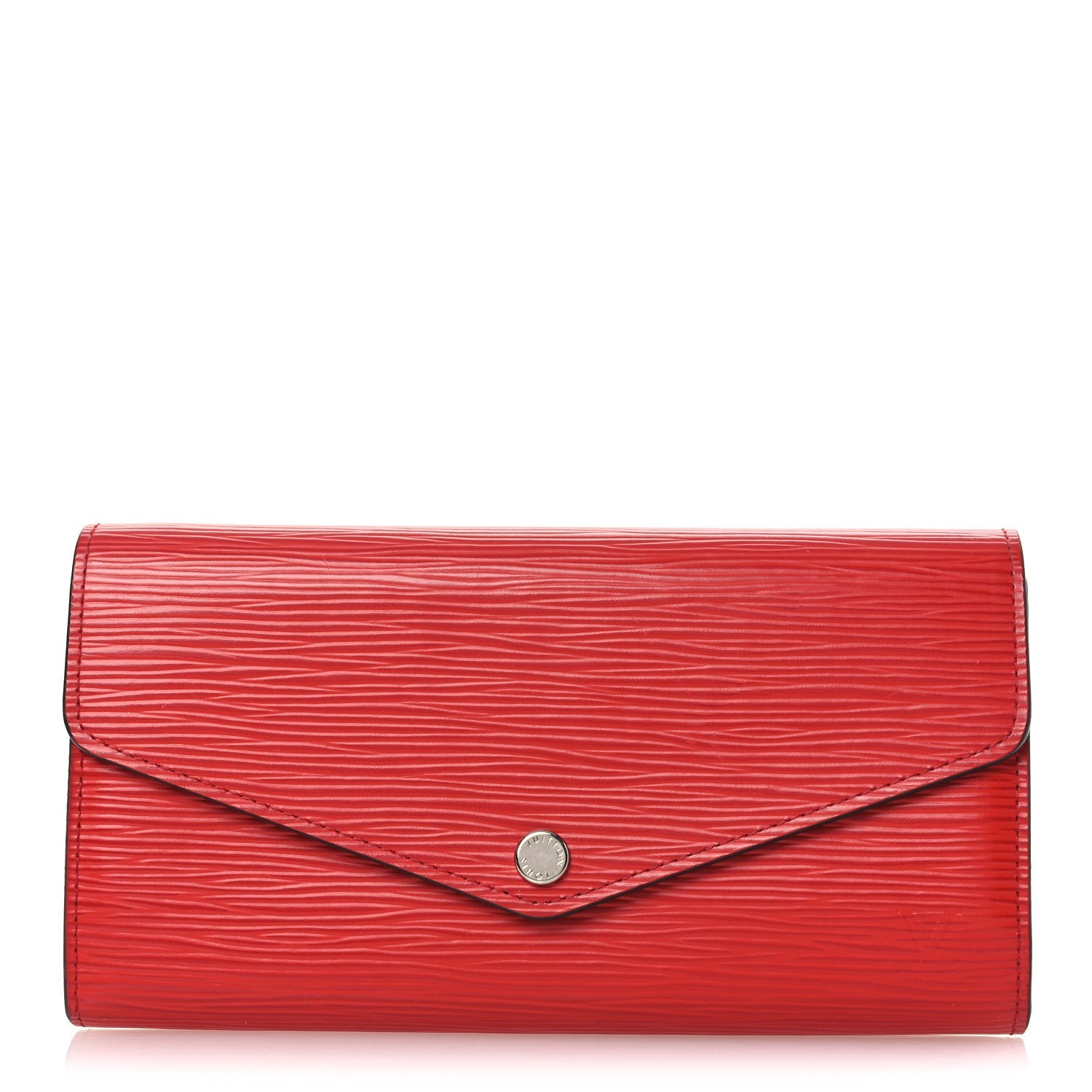 Epi Sarah Wallet NM Coquelicot