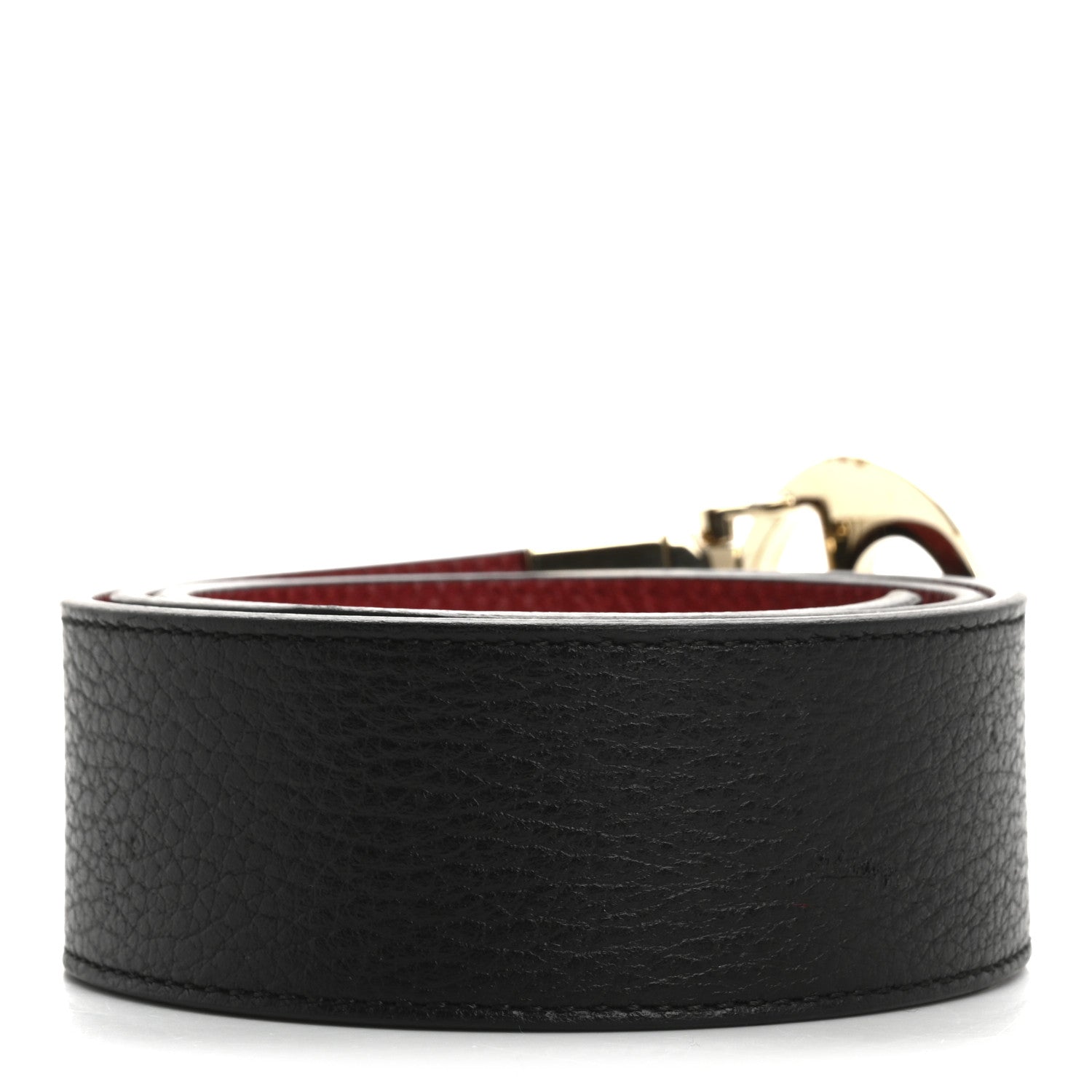 Calfskin 1973 Reversible Belt 75 30 Black Red
