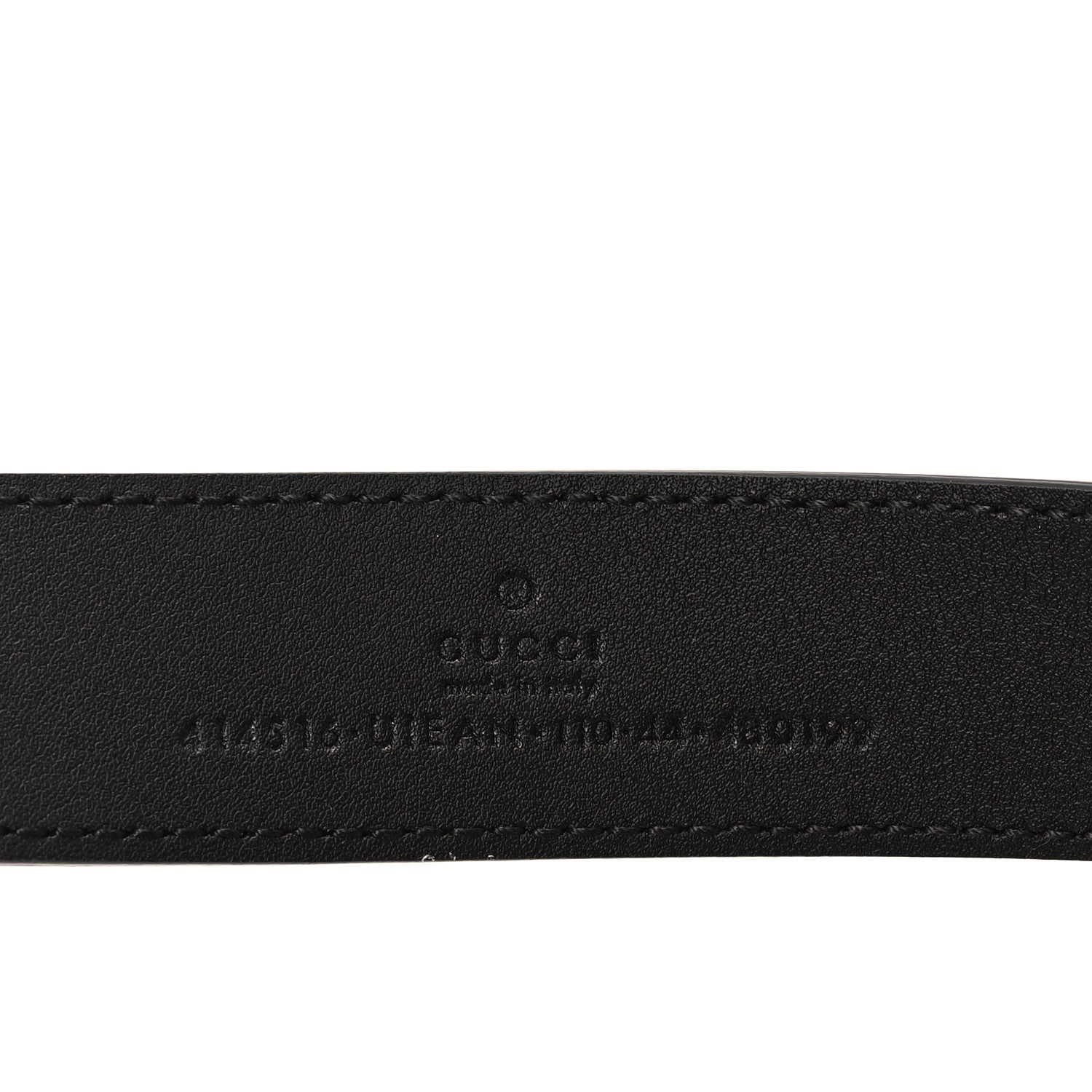 GG Supreme Monogram Bee Multicolor Appia Calfskin 30mm Belt 110 44 Black