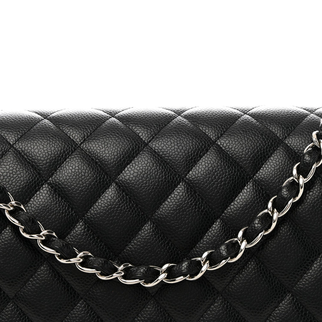 Caviar Maxi Double Flap Black