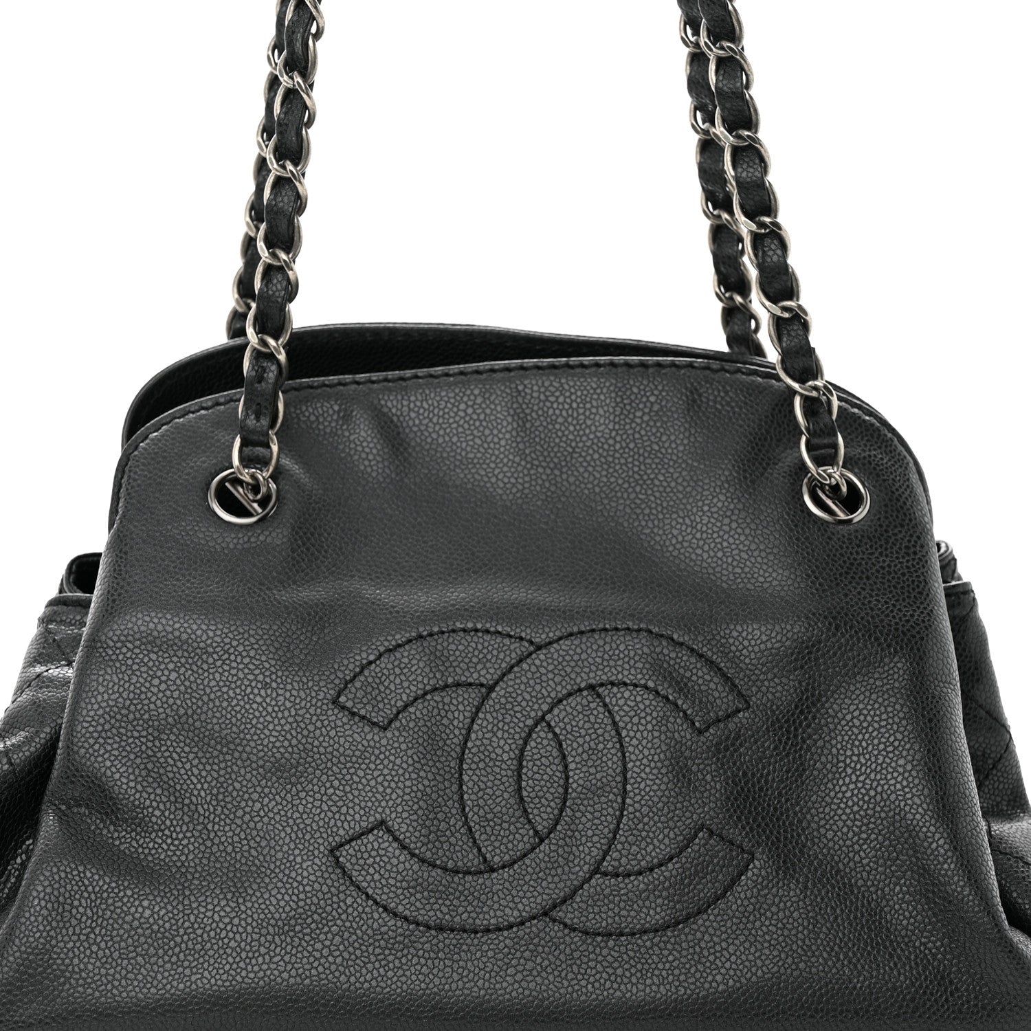 Caviar 31 CC Shoulder Bag Black