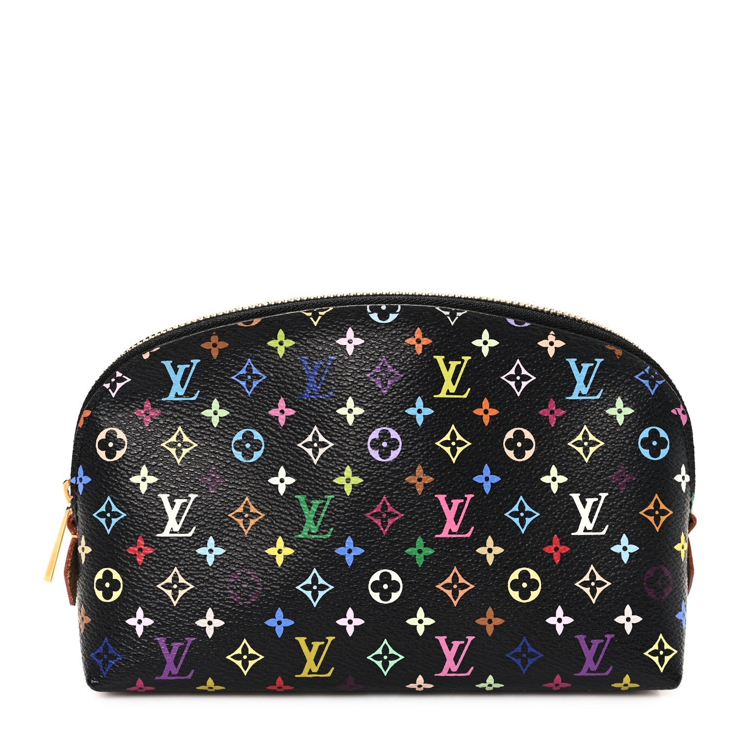Monogram Multicolor Cosmetic Pouch Black Grenade