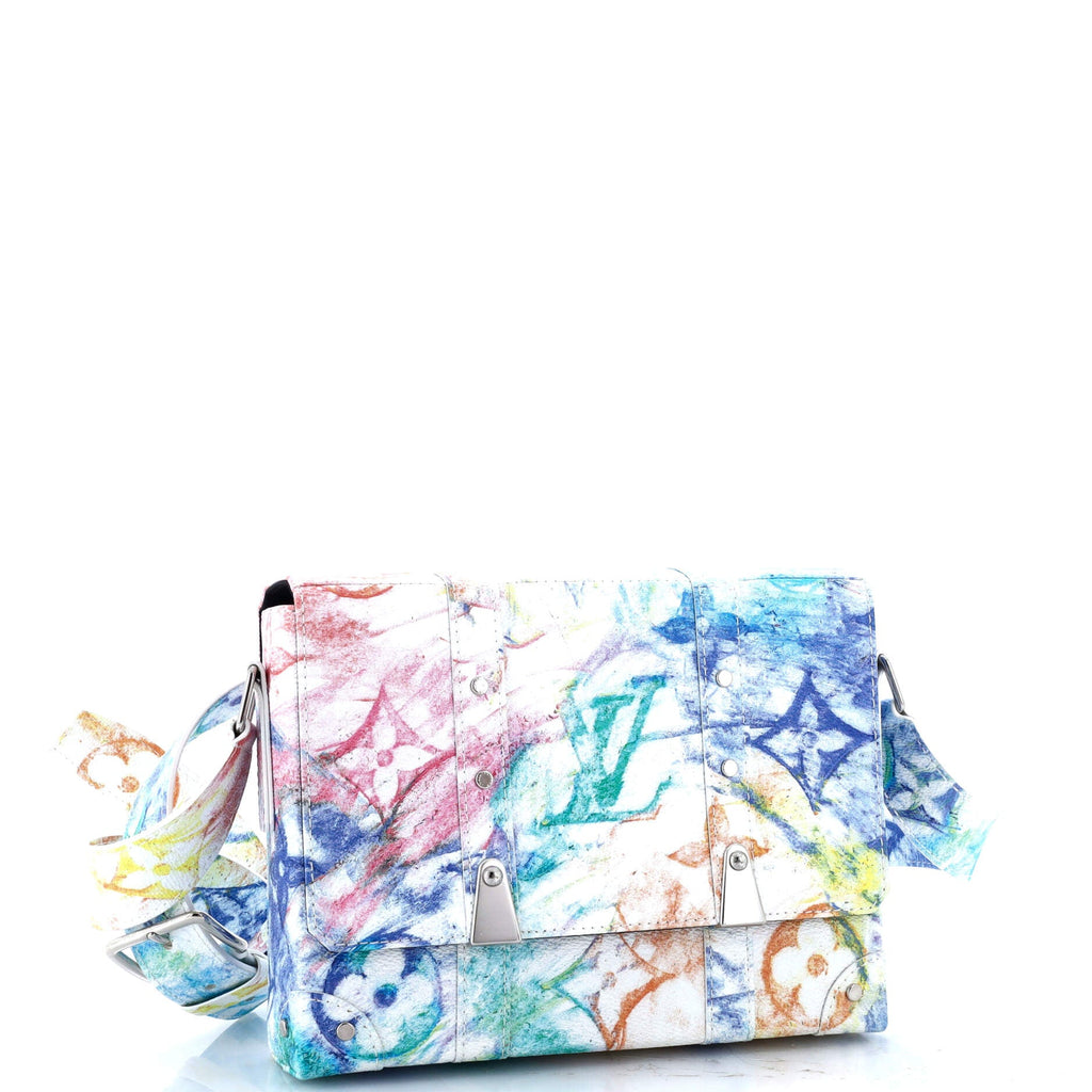 Trunk Messenger Bag Limited Edition Monogram Pastel Multicolor