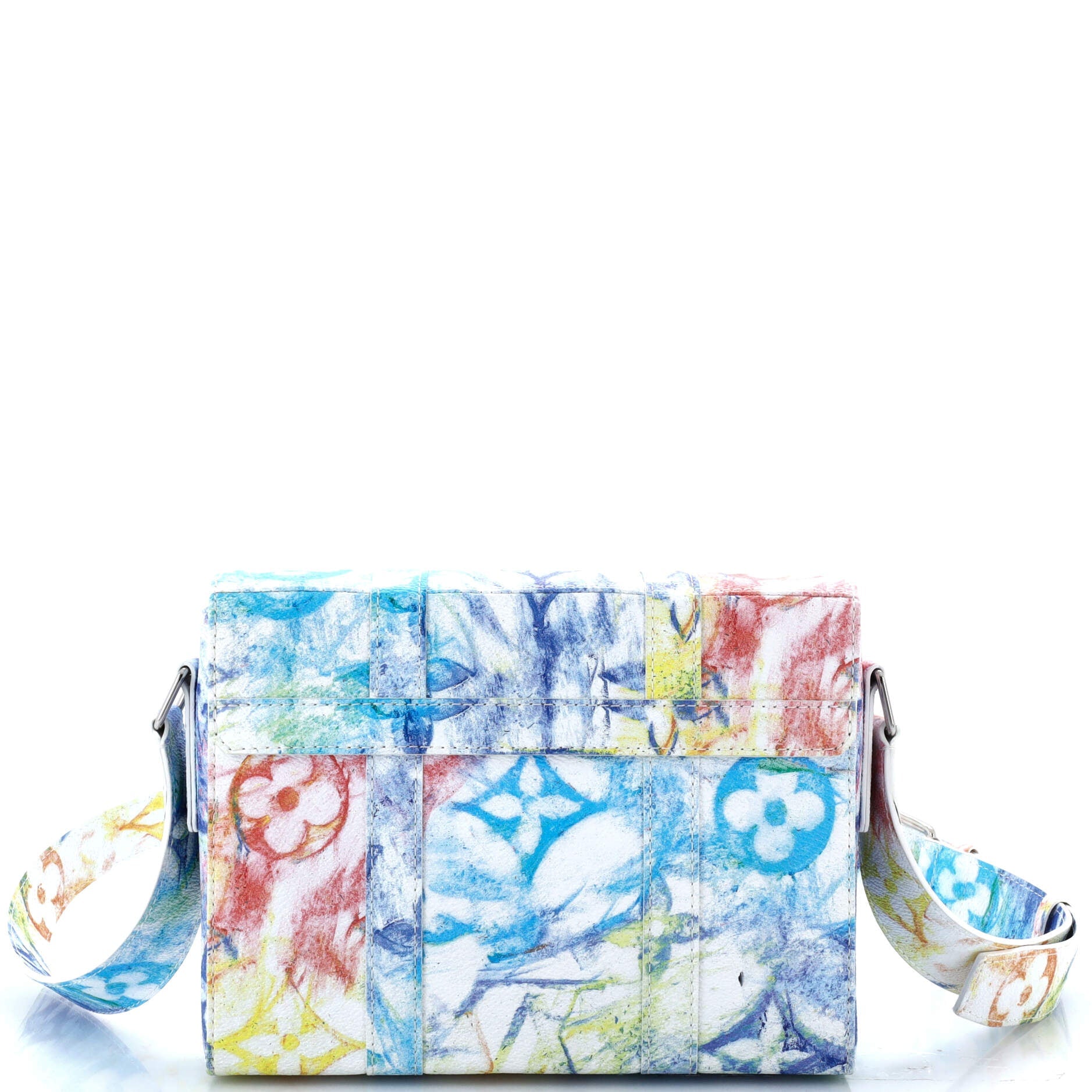 Trunk Messenger Bag Limited Edition Monogram Pastel Multicolor