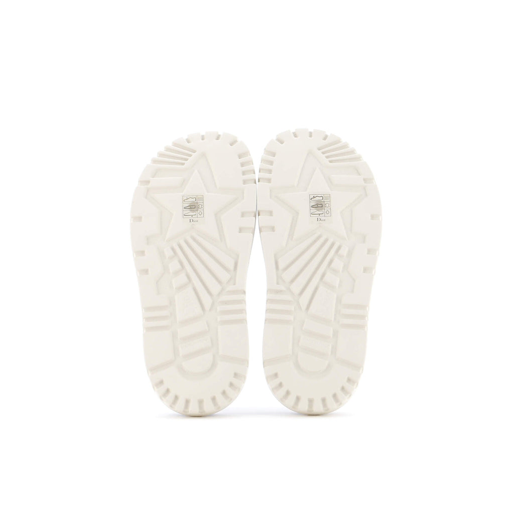 Women's Dway Slide Sandals Embroidered Canvas and Rubber