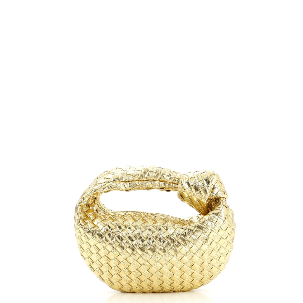 BV Jodie Hobo Metallic Intrecciato Nappa Mini