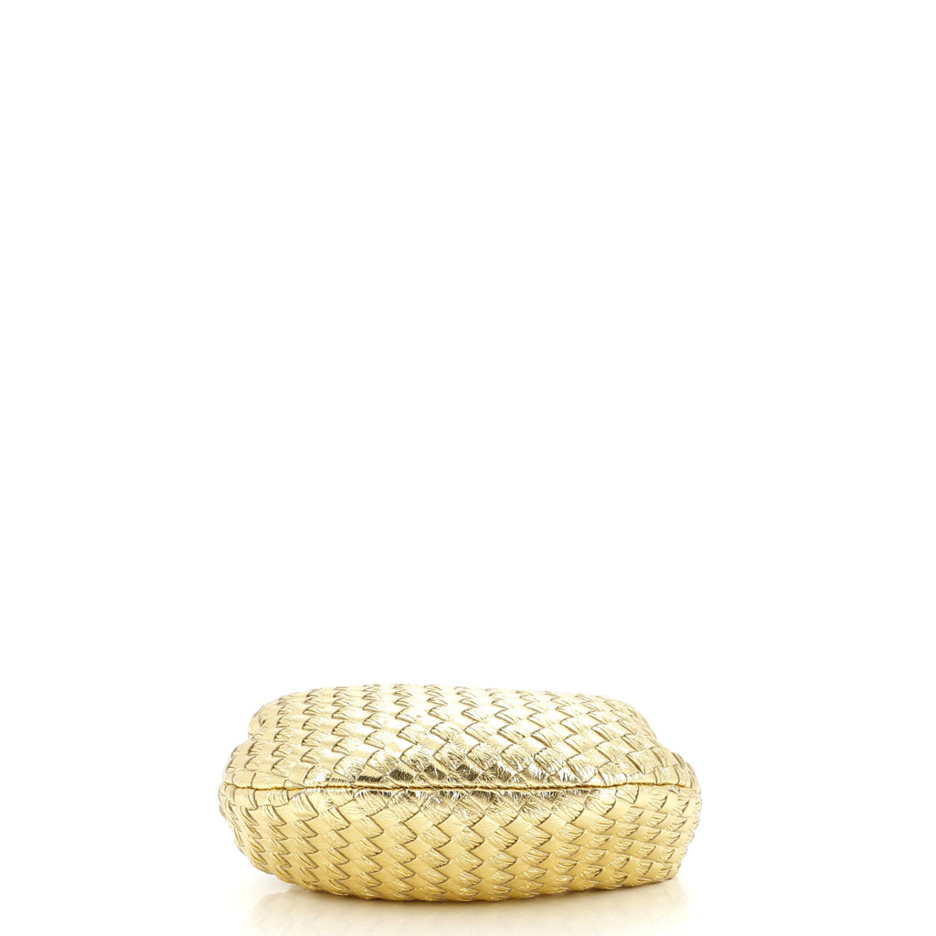 BV Jodie Hobo Metallic Intrecciato Nappa Mini