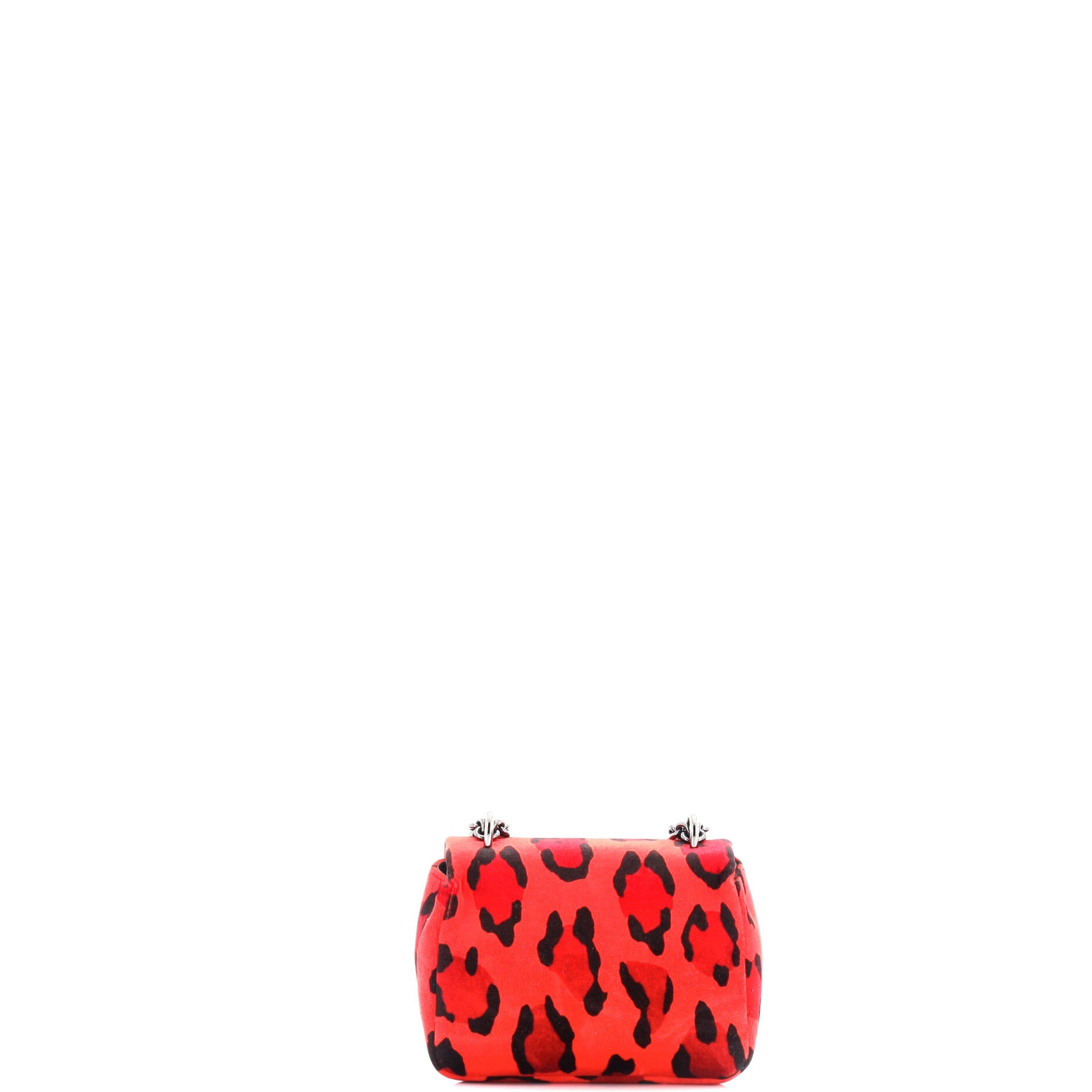 Natalia Chain Shoulder Bag Printed Velvet Mini