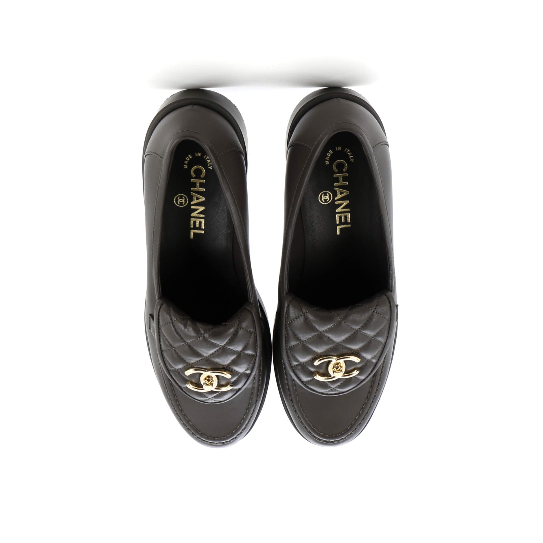 Women's CC Loafers Quilted Leather