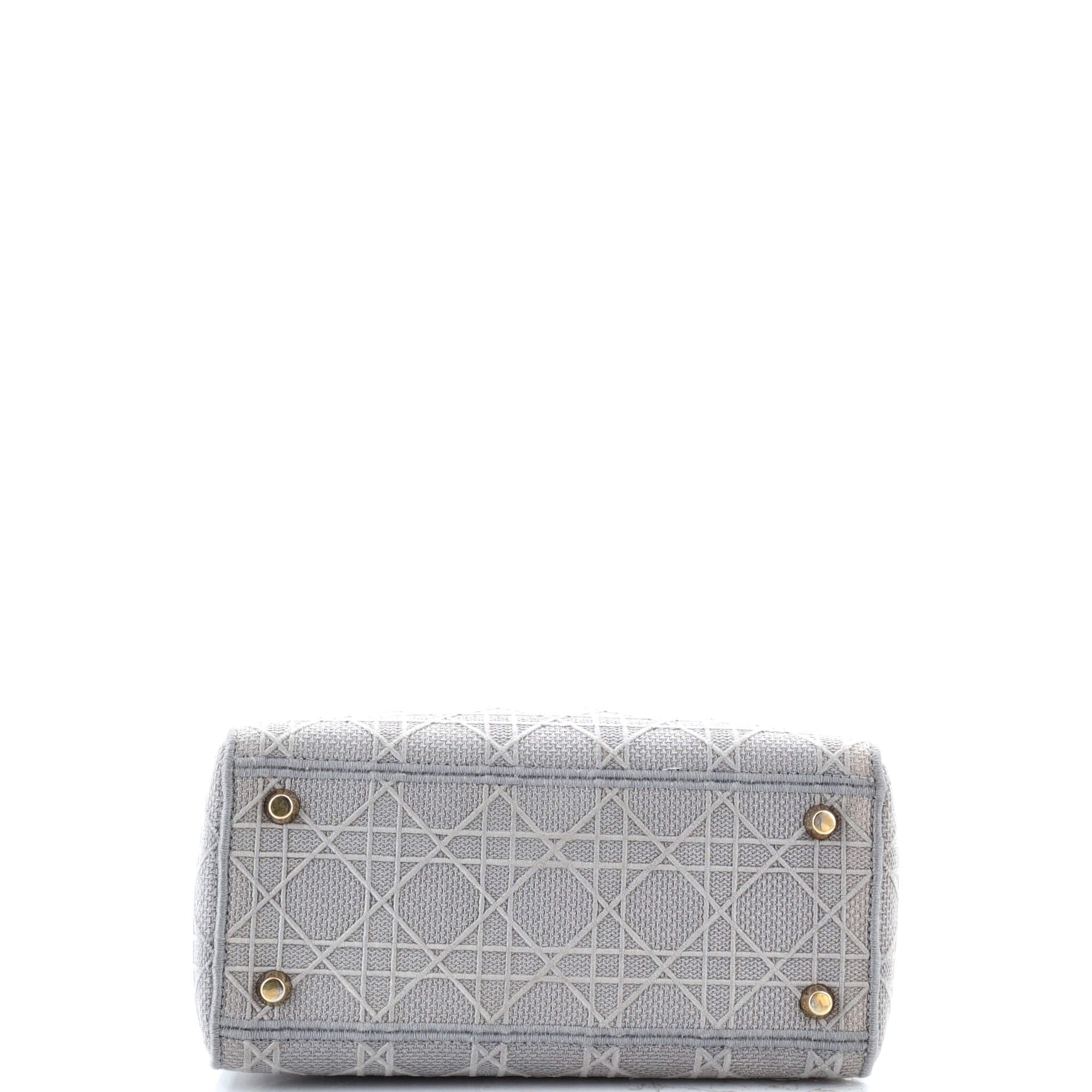 Lady D-Lite Bag Cannage Embroidered Canvas Medium