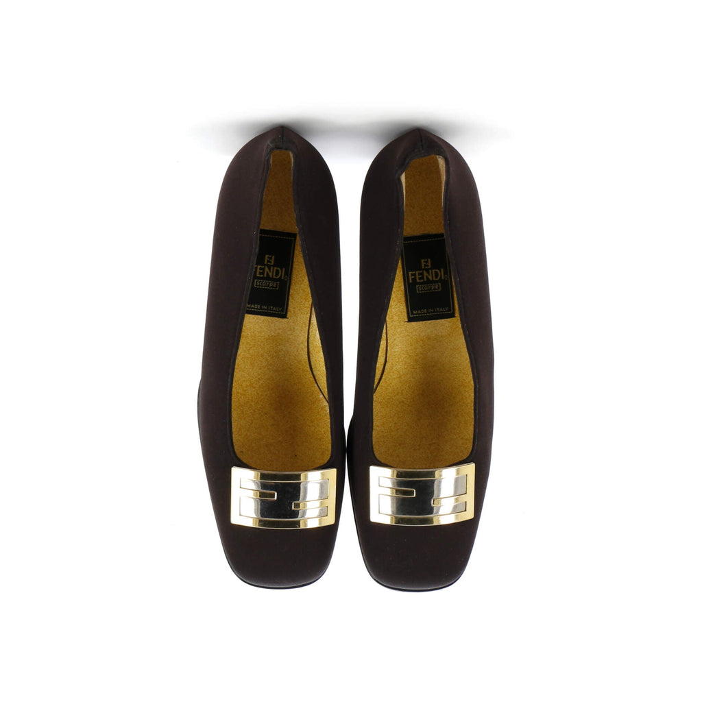 Women's Vintage FF Pumps Canvas