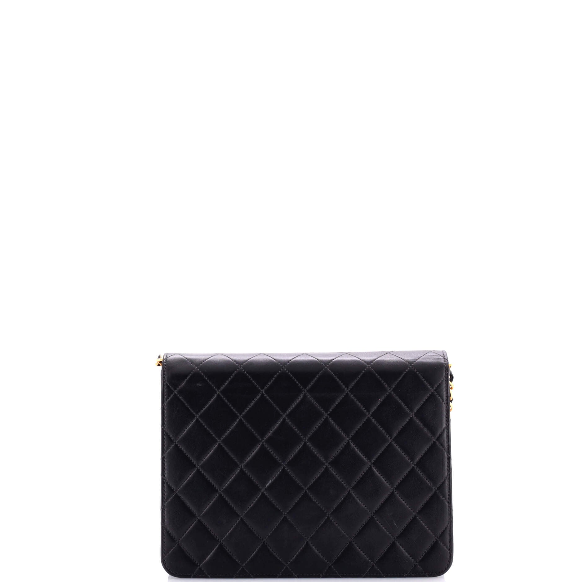Vintage Square CC Flap Bag Quilted Lambskin Medium