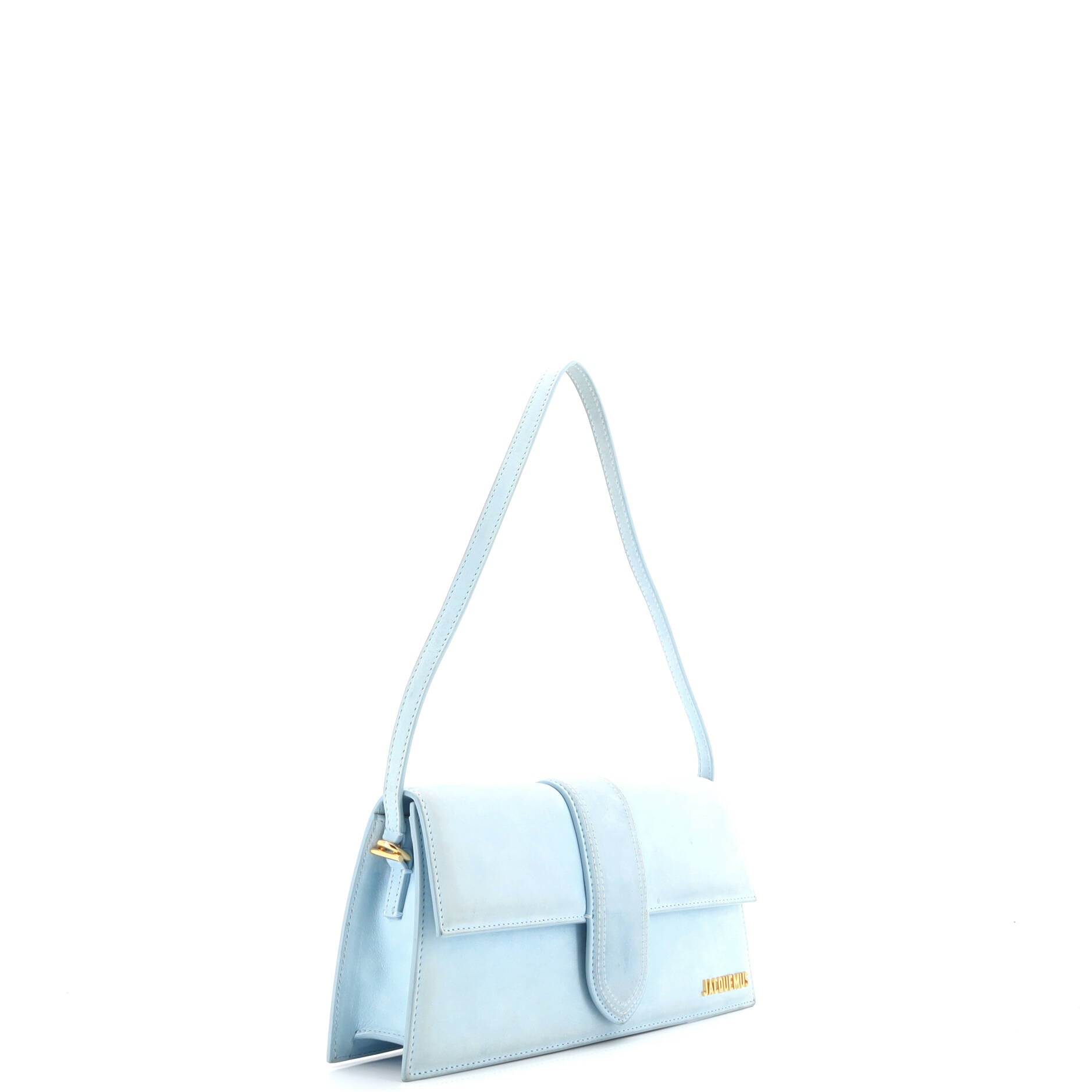 Le Bambino Flap Shoulder Bag Suede Long