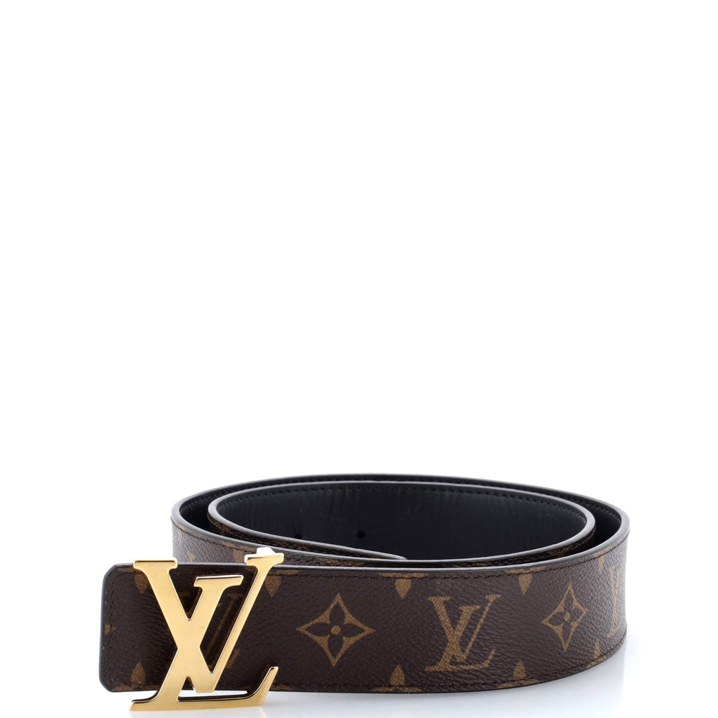 LV Initiales Reversible Belt Monogram Canvas and Leather Wide 100