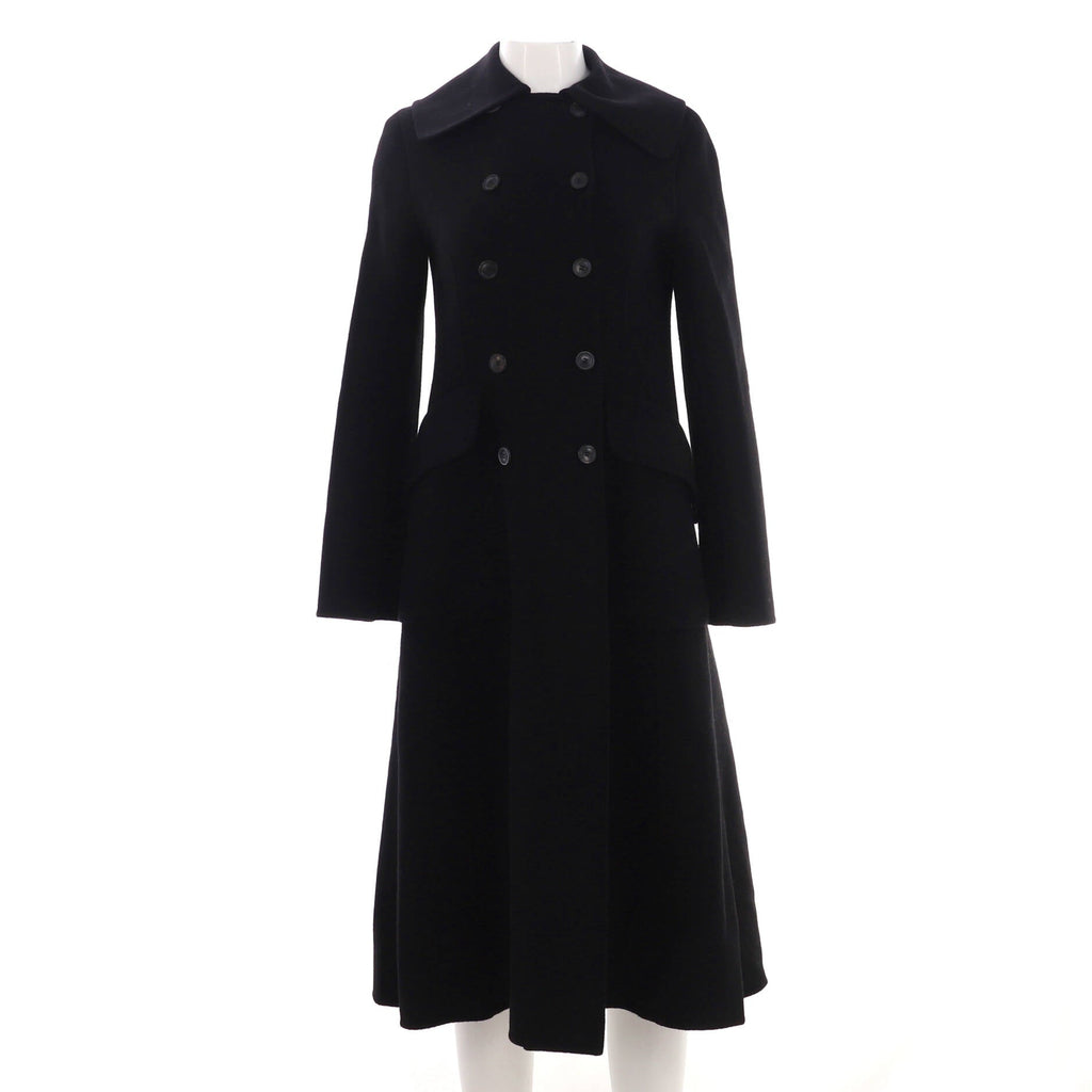 Women's Two Pocket Double Breasted Coat Cashmere