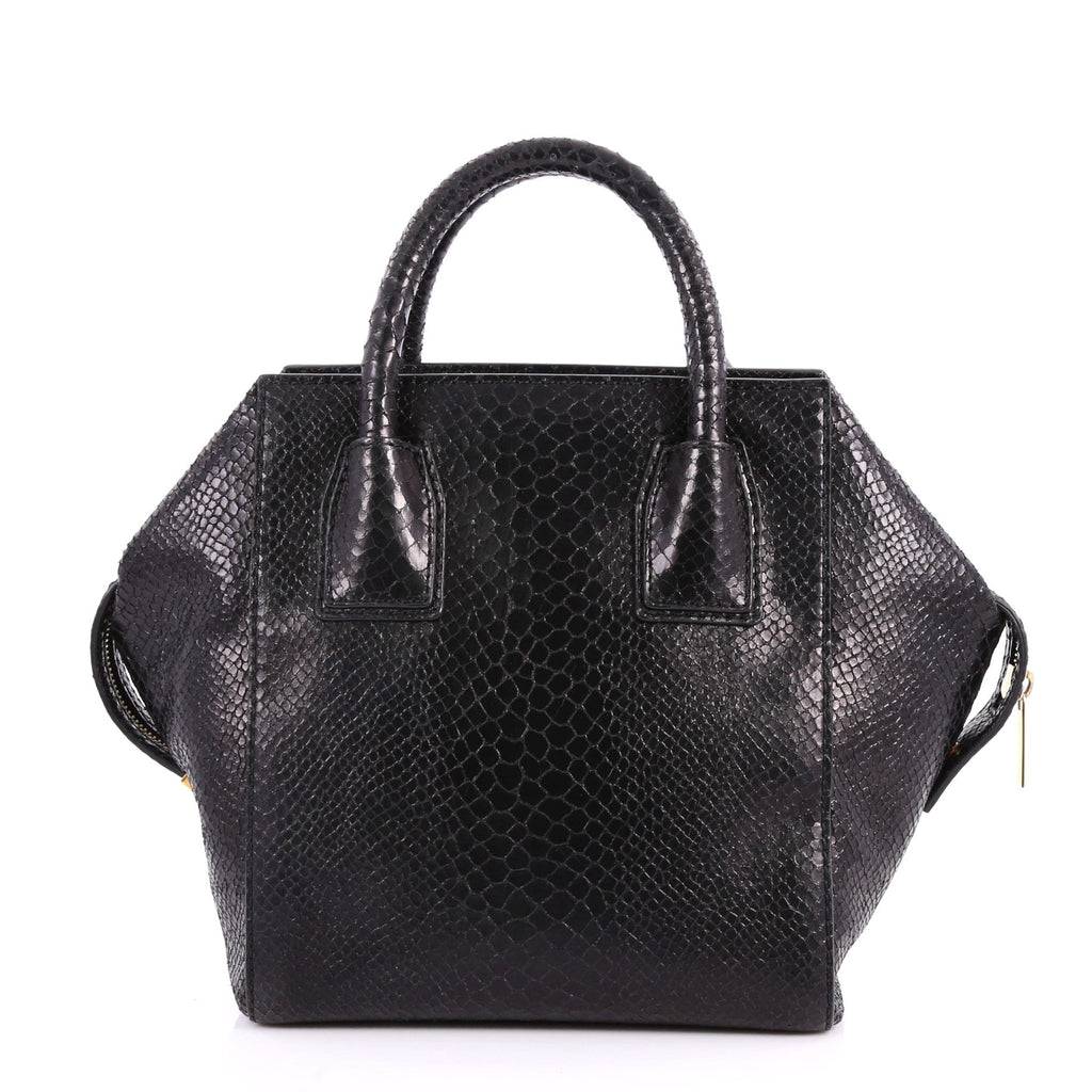 Cavendish Boston Bag Faux Python Mini