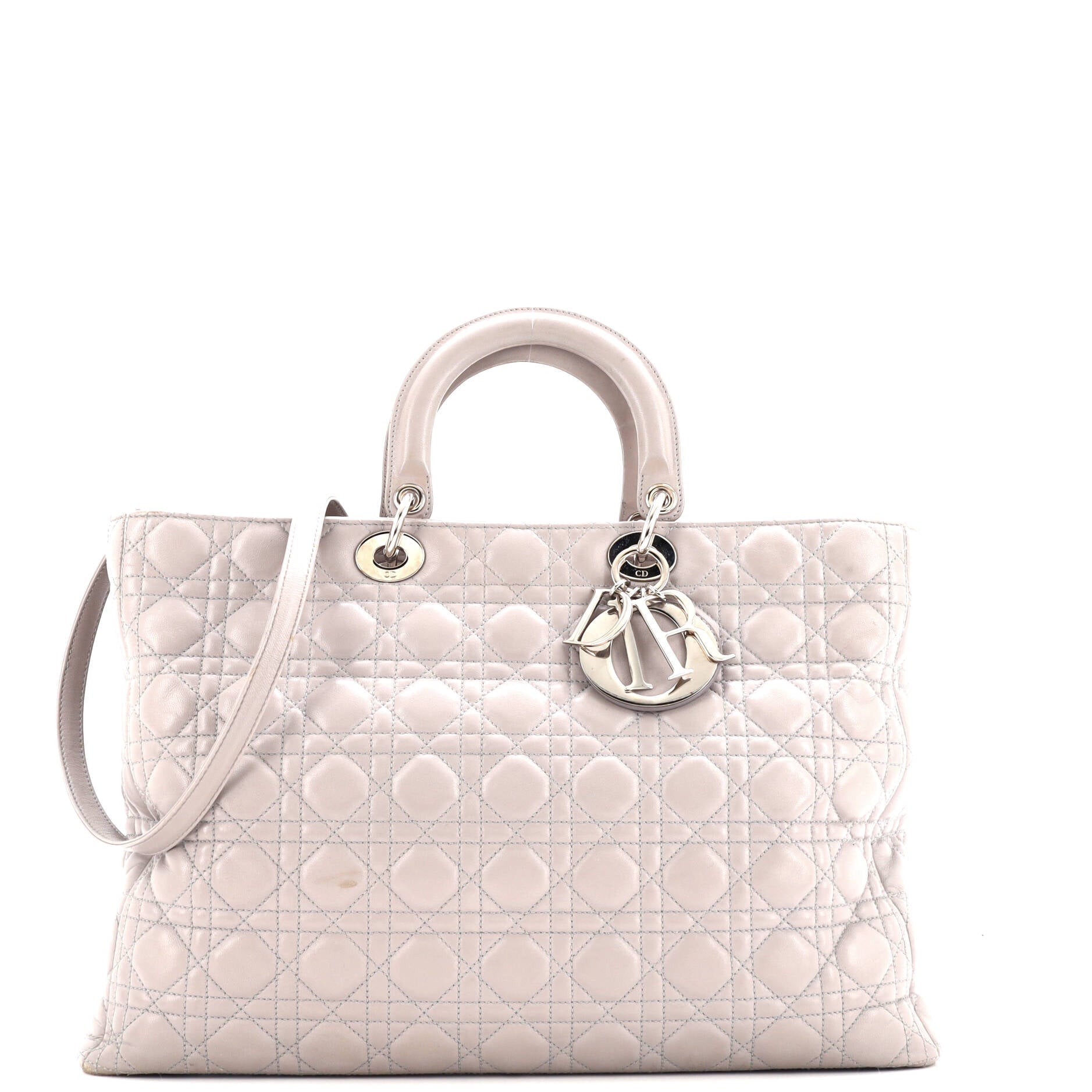 Lady Dior Bag Cannage Quilt Lambskin XL